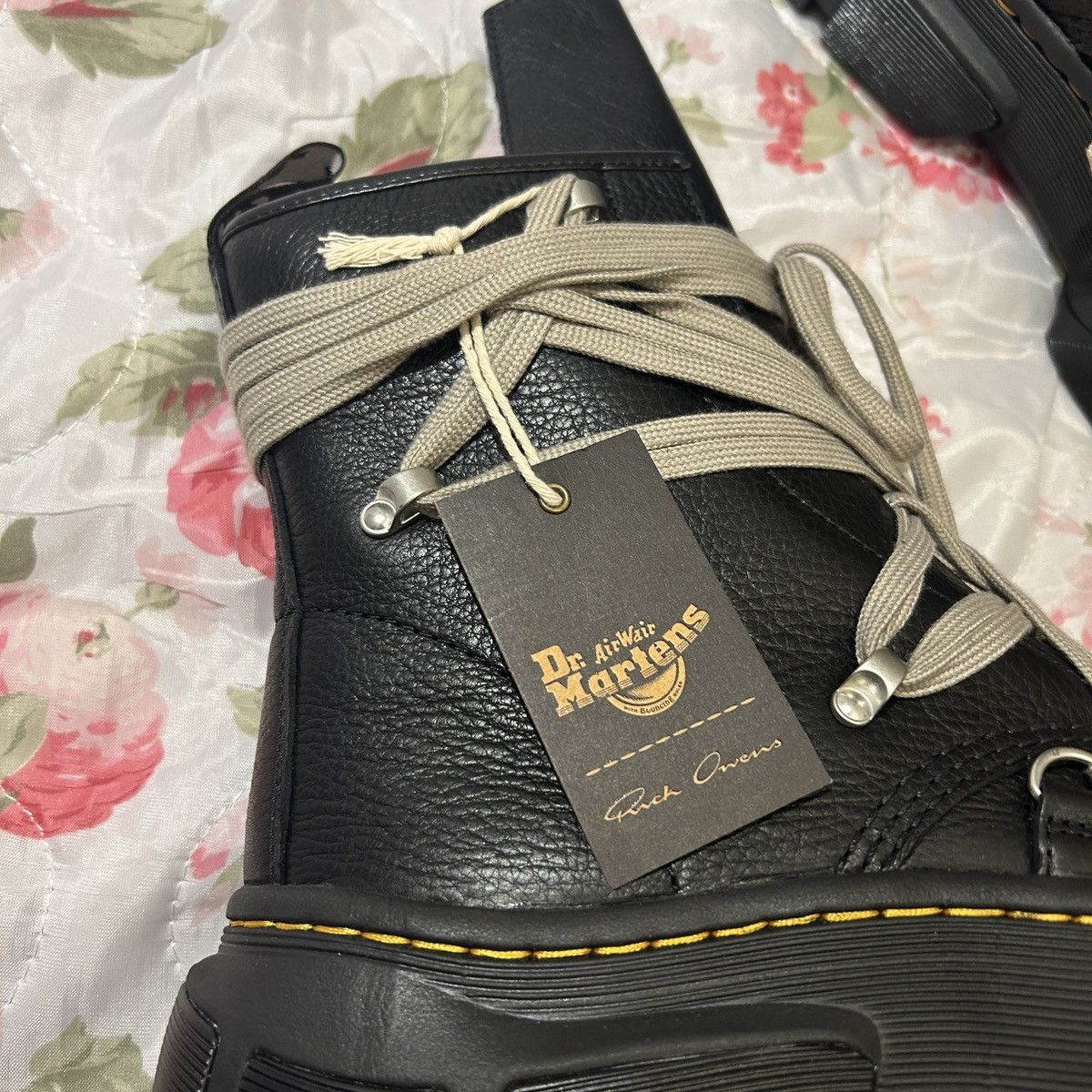 Rick Owens x Dr.Martens Mega Lace Boots DMXL 1460