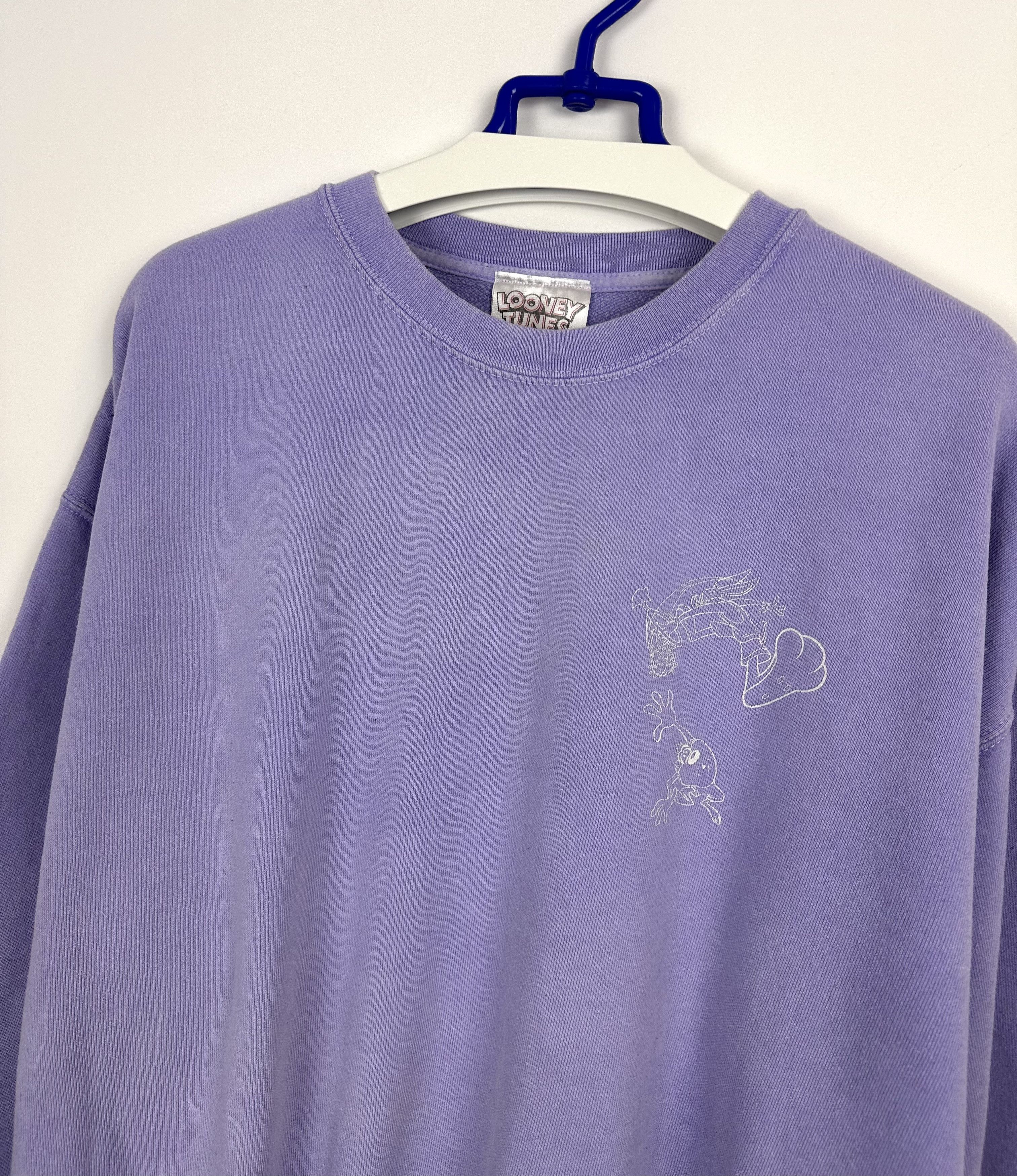 Vintage Looney Tunes Bugs Bunny Space Jam Vintage Sweatshirt Size US XL / EU 56 / 4 - 2 Thumbnail