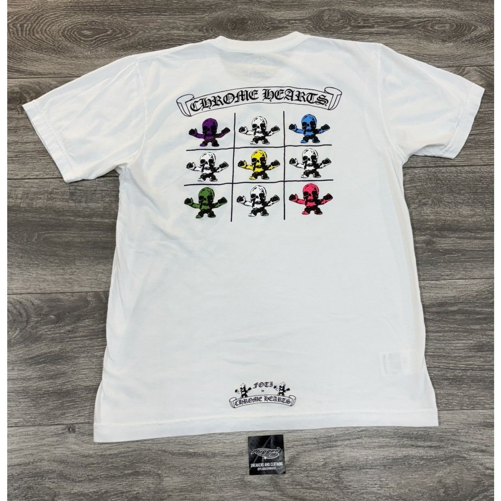 Tシャツ・カットソー Chrome Hearts Dover Street 20th Leather Cross T-Shirt Chrome Hearts × Dover Street Market Chrome Hearts DSM 20th