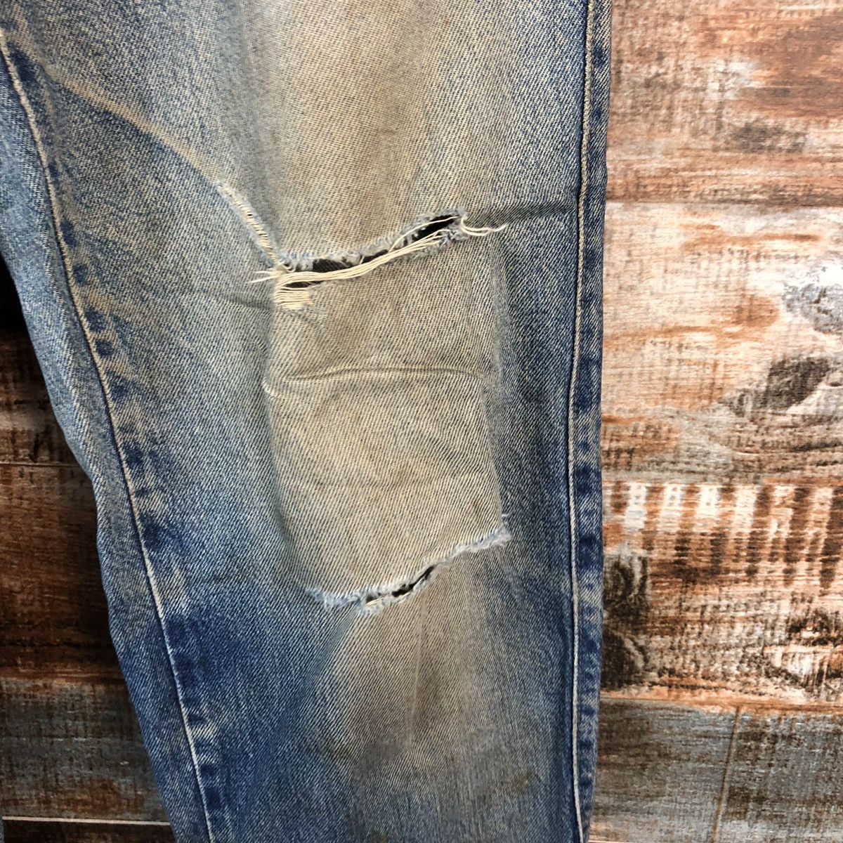 Vintage DL Bobson Pro Blue vintage Denim Pants #C176 Size US 29 - 9 Thumbnail