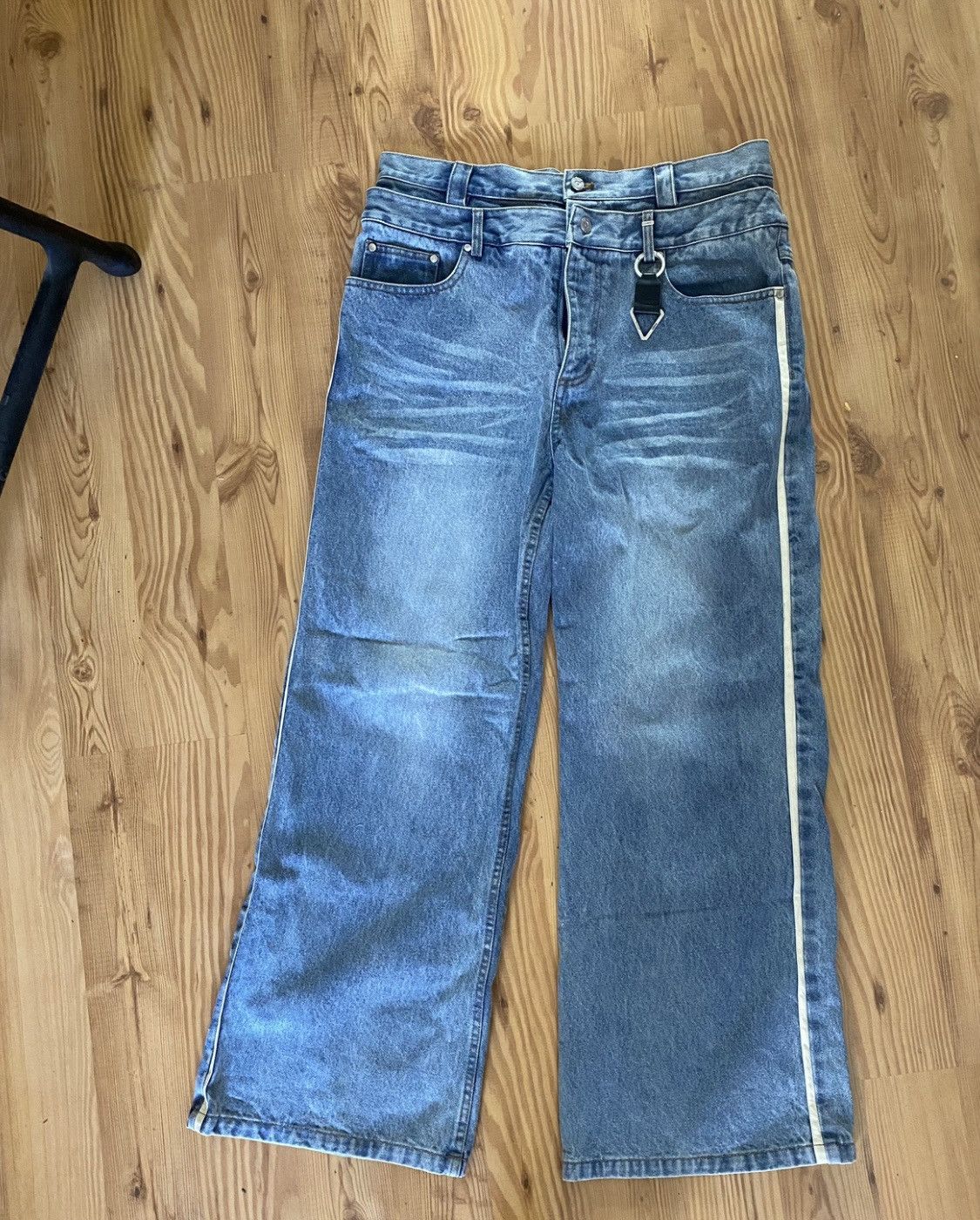 C2H4 C2H4 - “Profile” Volume Double Waist Jeans Size US 35 - 4 Thumbnail
