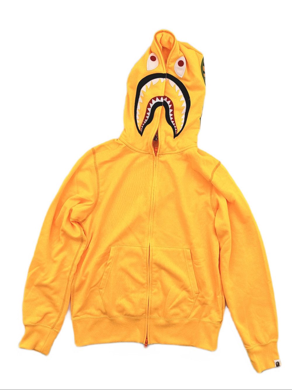 Bape A Bathing Ape Neon Shark Full Zip Hoodie Size L Size US L / EU 52-54 / 3 - 1 Thumbnail