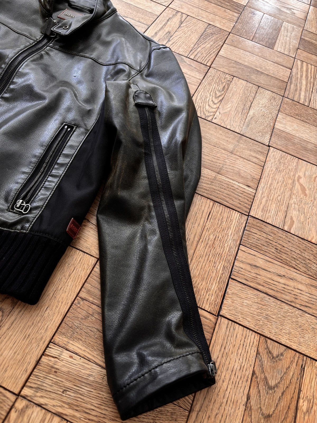 Hugo Boss Hugo Boss Leather Jacket Size US M / EU 48-50 / 2 - 5 Thumbnail