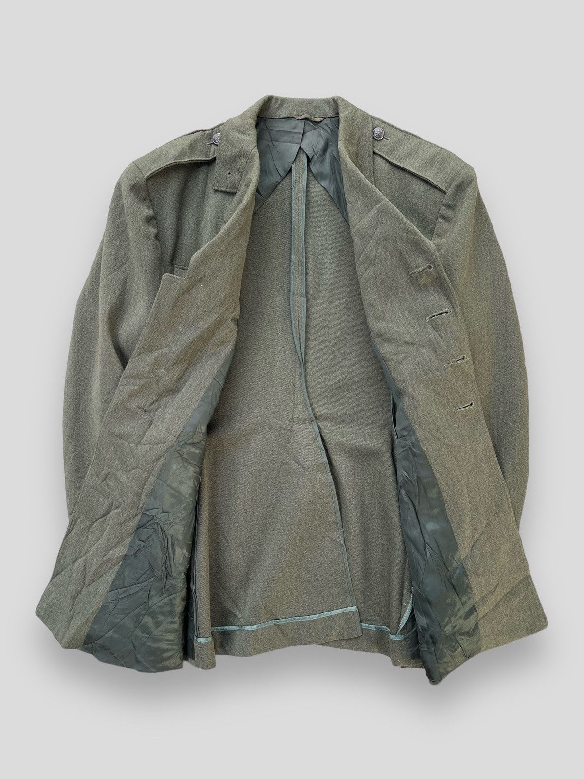 Vintage 🔥Vintage 1953s WW2 USMC Marine Corps Military Coat/Jacket Size US S / EU 44-46 / 1 - 5 Thumbnail