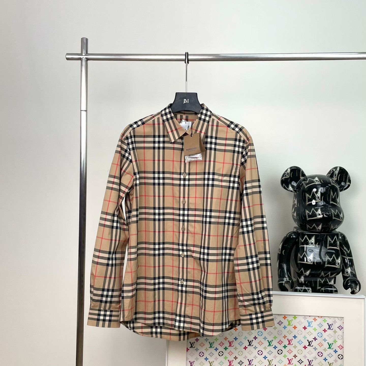 Burberry Burberry Cotton Plaid Shirt l Men Size US L / EU 52-54 / 3 - 1 Thumbnail