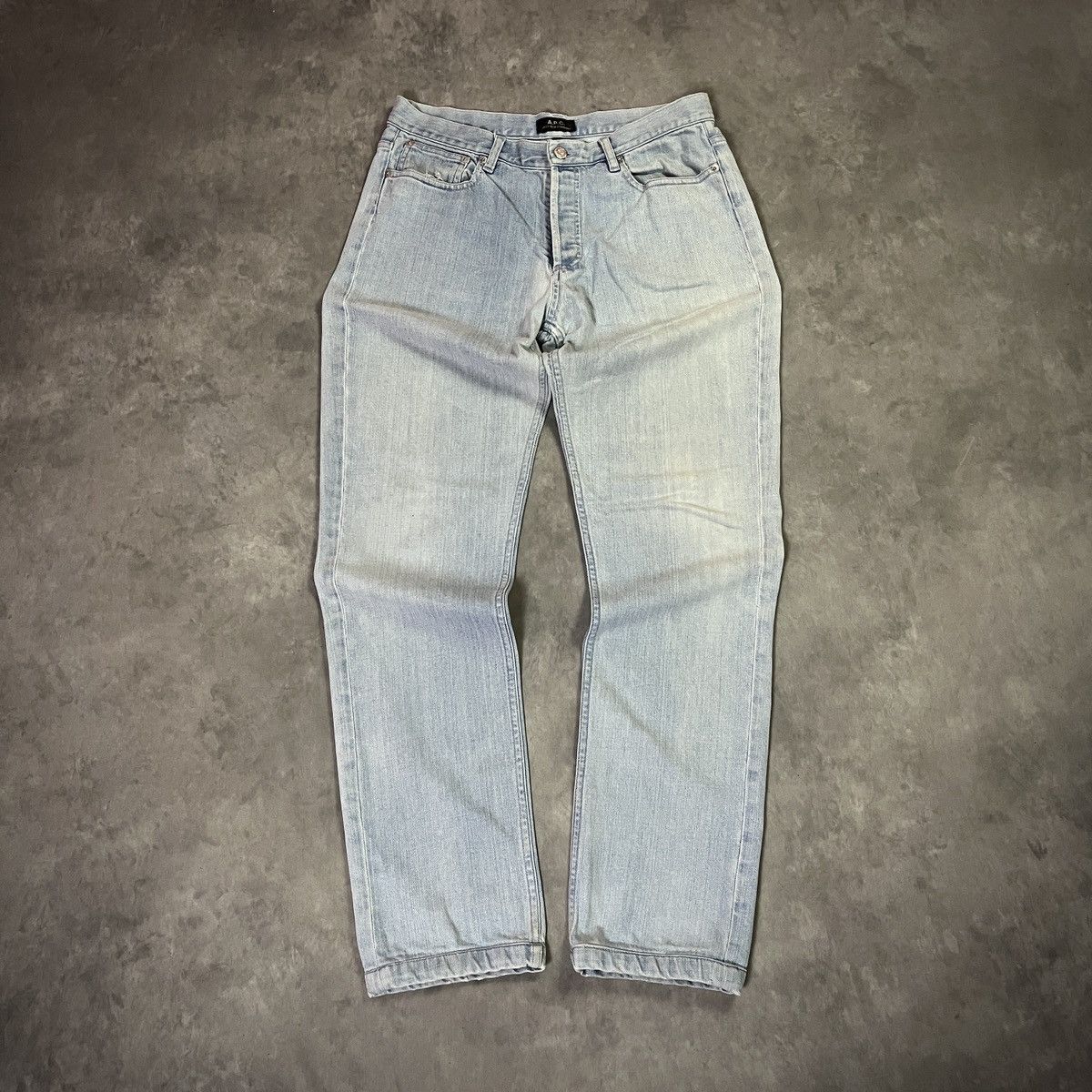 A.P.C. 2000s A.P.C. Petit New Standard Light Wash Jeans Button Fly Size US 29 - 1 Thumbnail