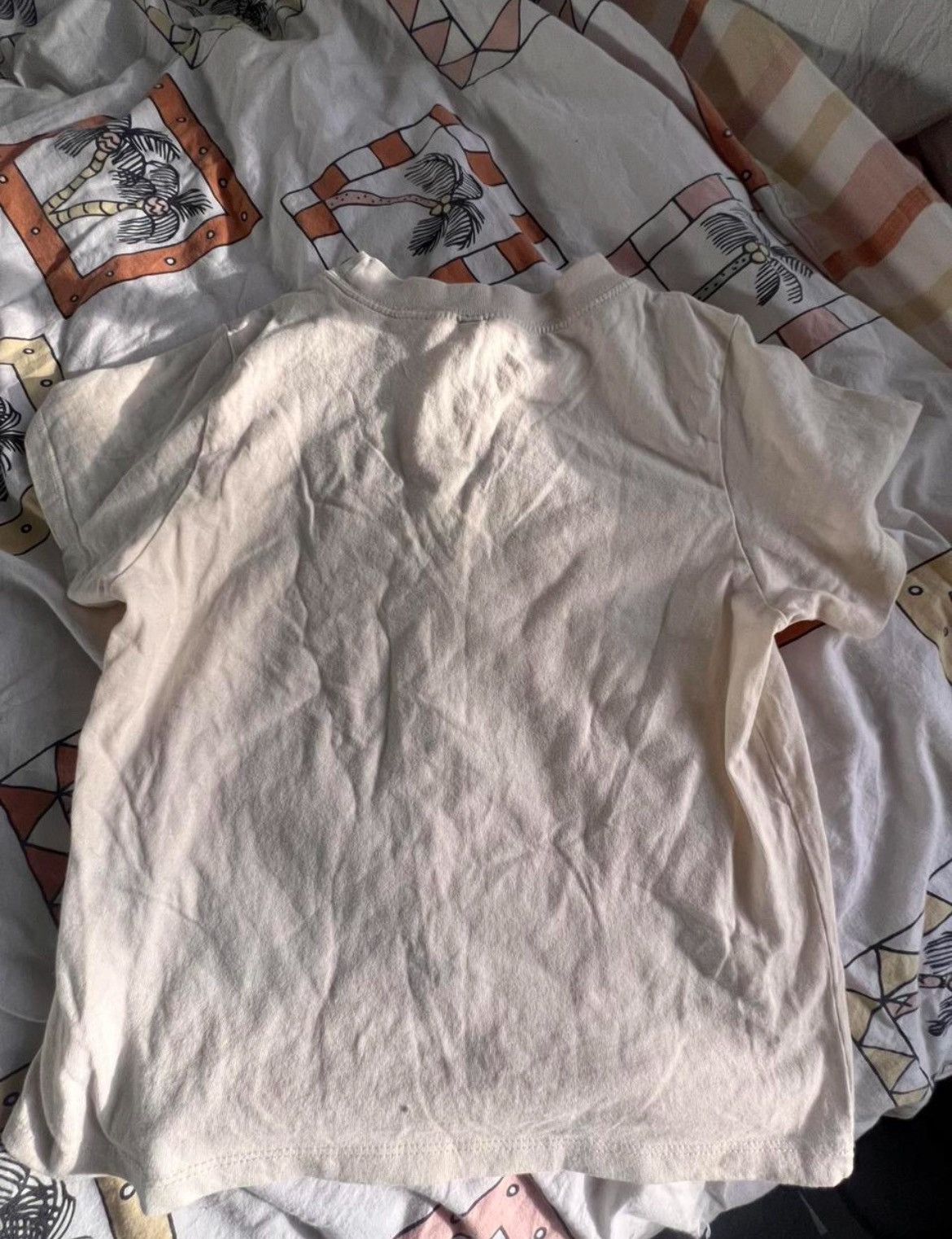 H&M Cream Nirvana baby tee Size S / US 4 / IT 40 - 5 Thumbnail