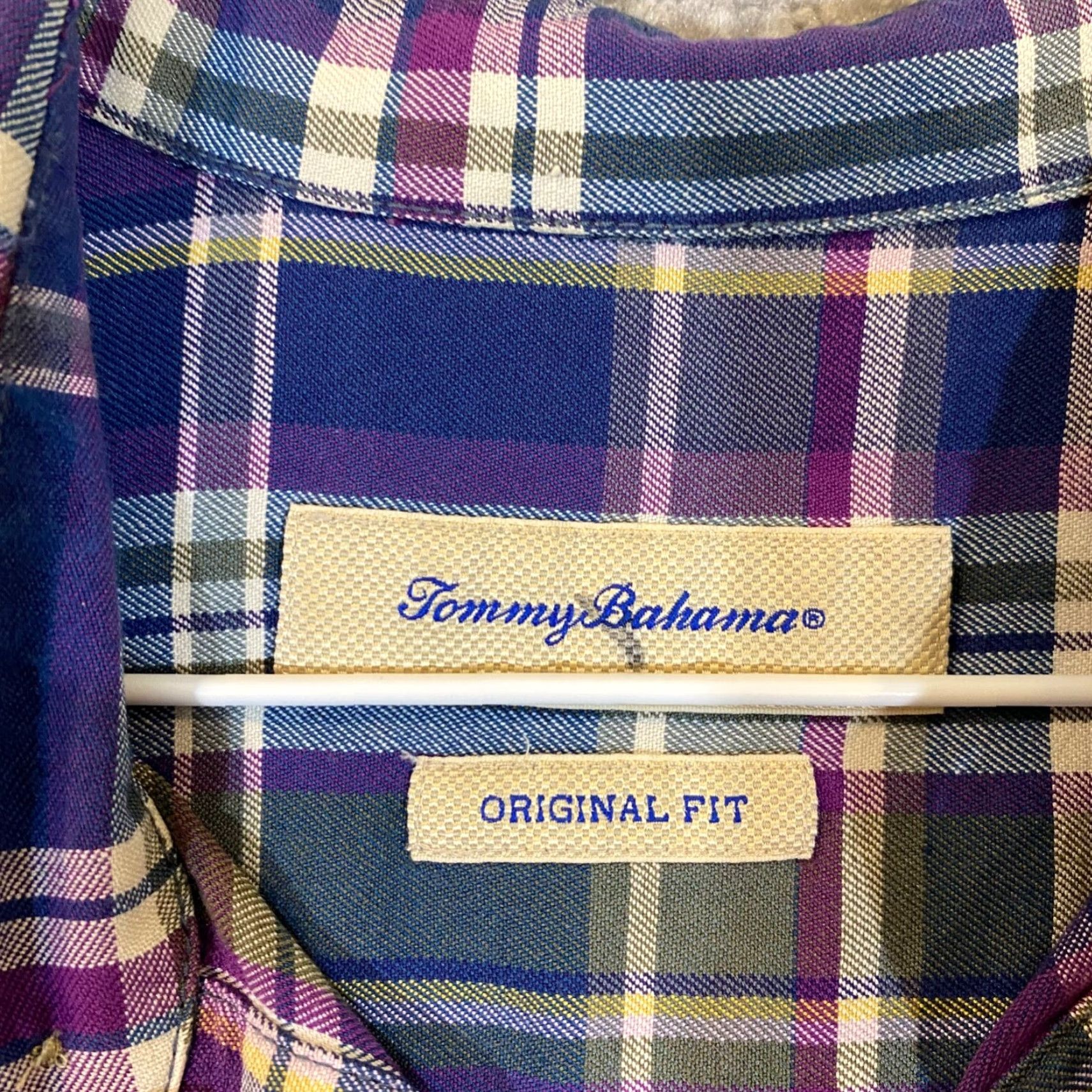 Tommy Bahama Tommy Bahama Shirt Mens Medium Multicolor Plaid 100% Silk Button Up Hawaiian Top Size US M / EU 48-50 / 2 - 2 Thumbnail