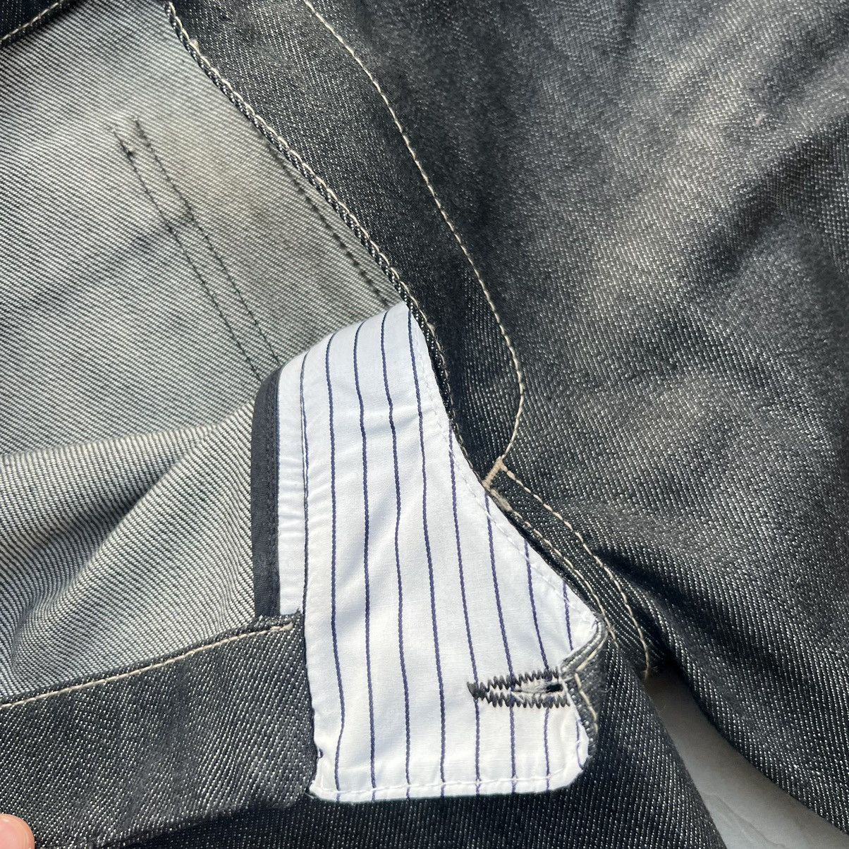 Balenciaga × Japanese Brand BALENCIAGA Denim Black Flared Low Rise Jeans 27 Size 27" / US 4 / IT 40 - 12 Thumbnail