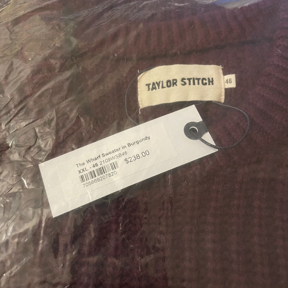 Taylor Stitch Taylor Stitch Wharf Sweater Red Merino Wool Crewneck XXL Size US XXL / EU 58 / 5 - 4 Thumbnail