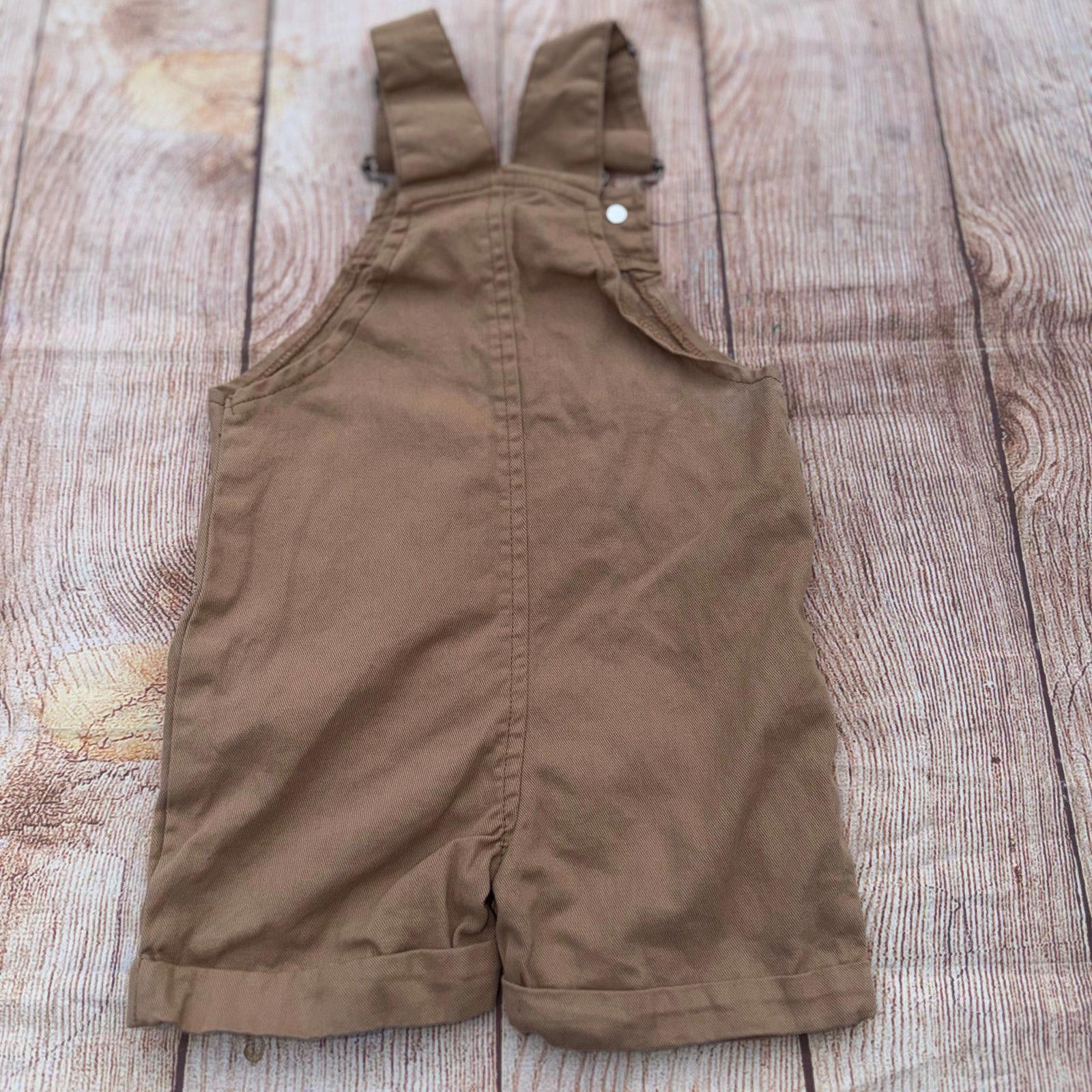 Other 12 Months Kids Brown Overalls and Lands End Khaki Shorts Size ONE SIZE - 5 Thumbnail