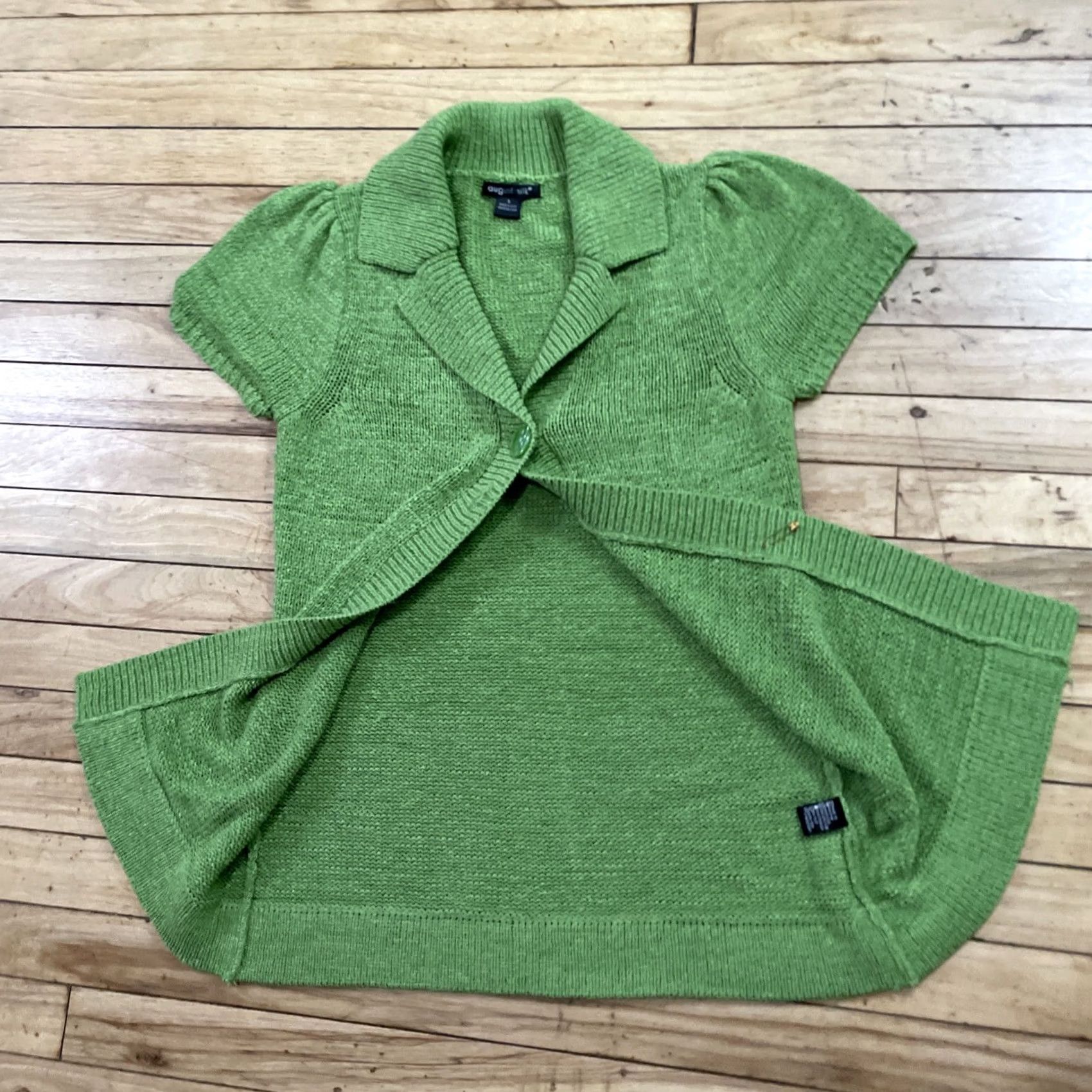 Etro AUGUST SILK Knit Shirt Women S Green Bright Lime 2-Button Boho Retro Top Cardigan Knit Shirt Womens Spring Size S / US 4 / IT 40 - 3 Thumbnail