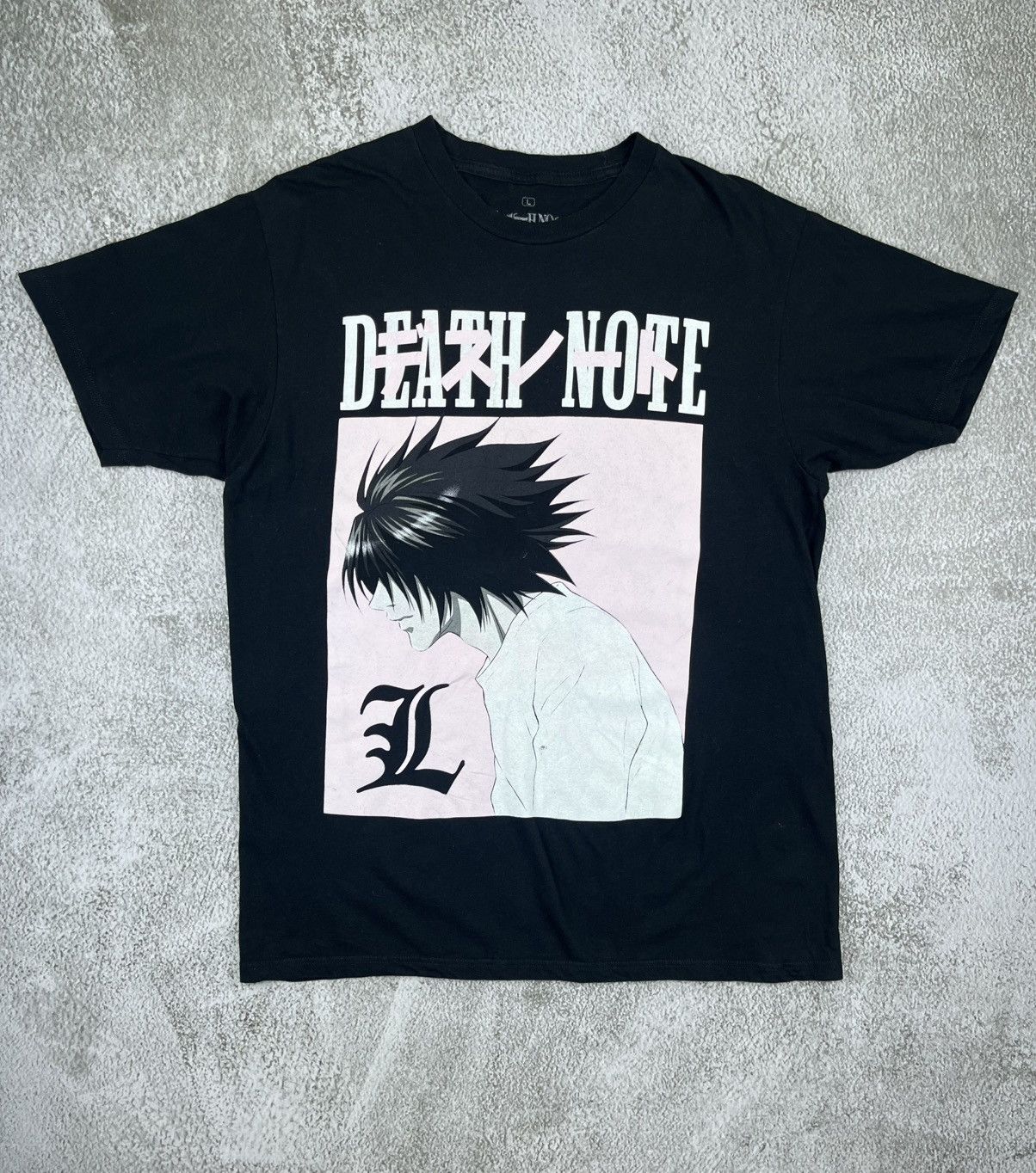 Anime DEATH NOTE L LAWLIET ANIME TEE Size US L / EU 52-54 / 3 - 1 Thumbnail