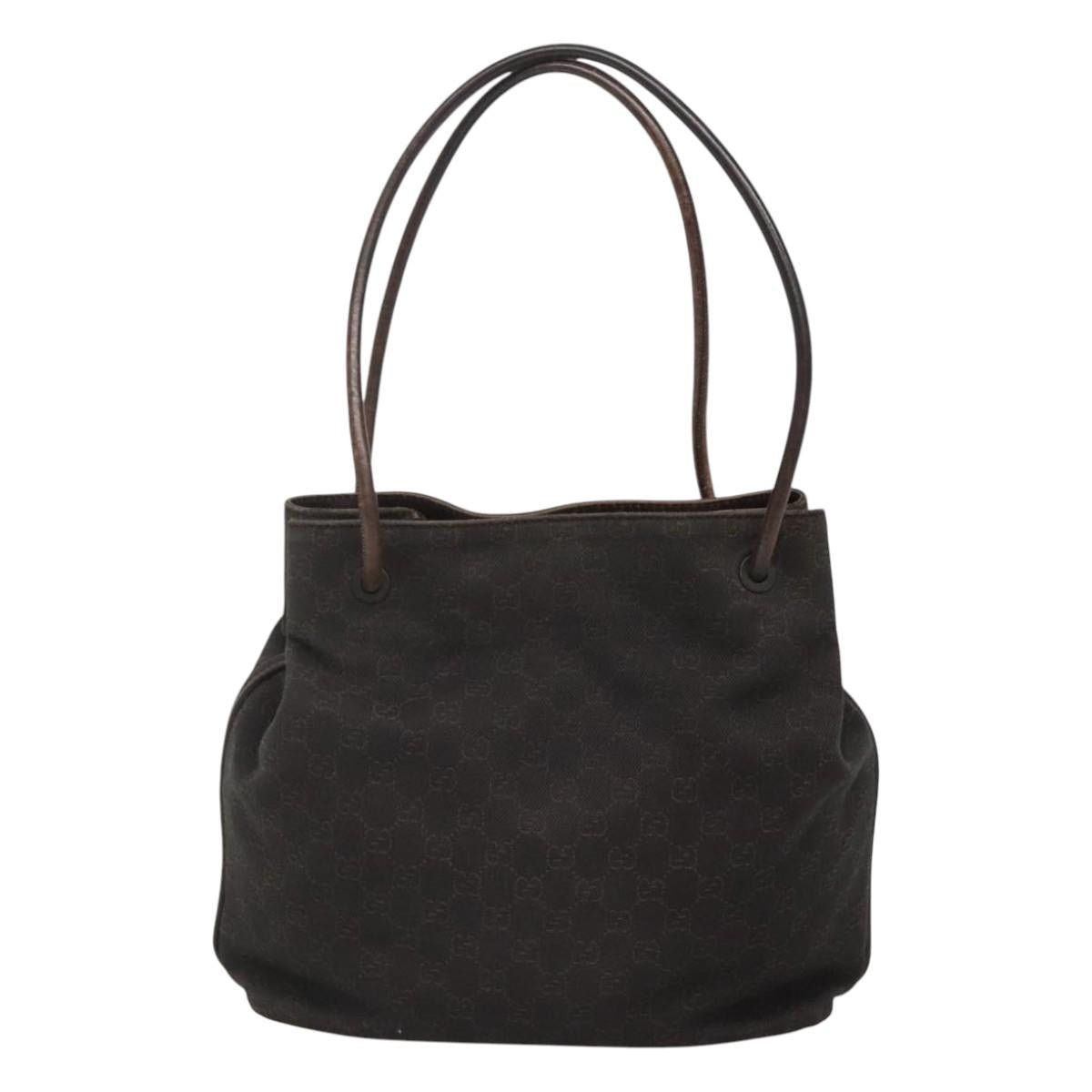Gucci GUCCI GG Canvas Shoulder Bag Brown Size ONE SIZE - 3 Thumbnail