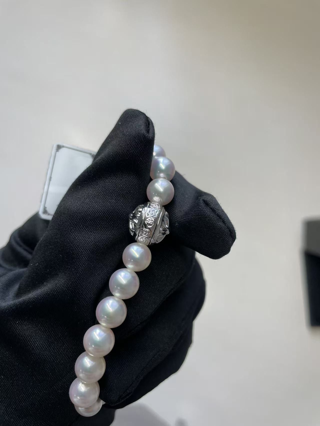 Chrome Hearts Chrome Hearts Mikimoto White Pearl Bracelet Size ONE SIZE - 6 Thumbnail