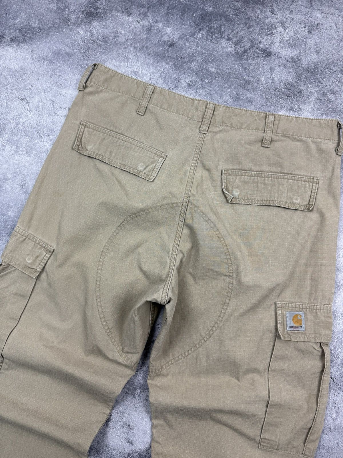 Carhartt Vintage Carhartt Cargo Pants Beige Work Regular Baggy Y2K Size US 34 / EU 50 - 8 Thumbnail