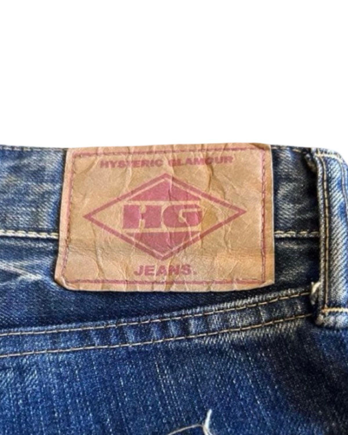Hysteric Glamour Vintage Studded Selvedge Denim Jeans Size US 32 / EU 48 - 3 Thumbnail