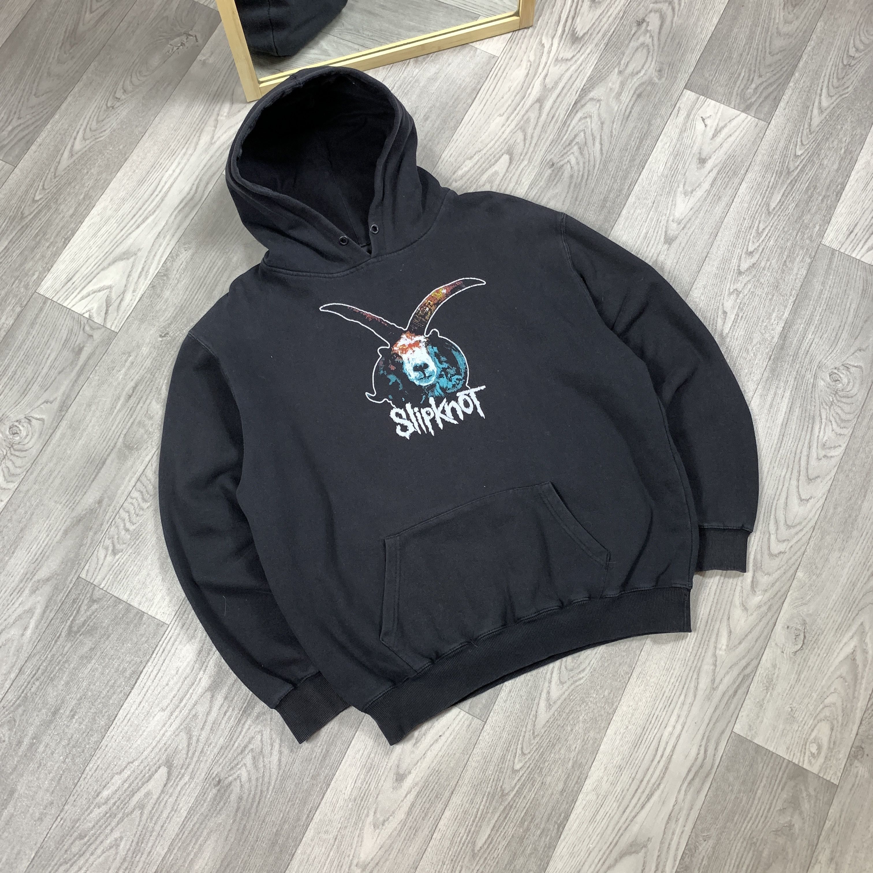 Slipknot Vintage Slipknot 90s Black Rock Band Graphic Hoodie Sweat XL Size US XL / EU 56 / 4 - 3 Thumbnail
