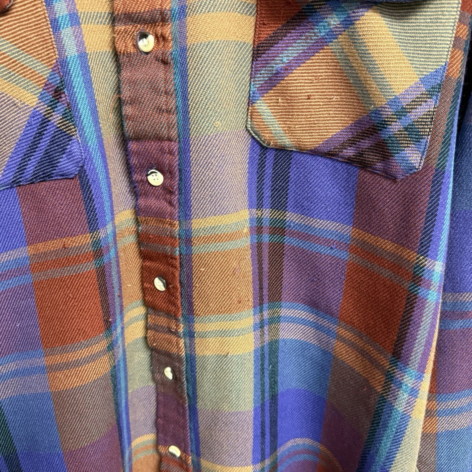 Vintage Vintage Williams Bay Plaid Button Up Flannel Shirt Mens L Size US L / EU 52-54 / 3 - 4 Thumbnail