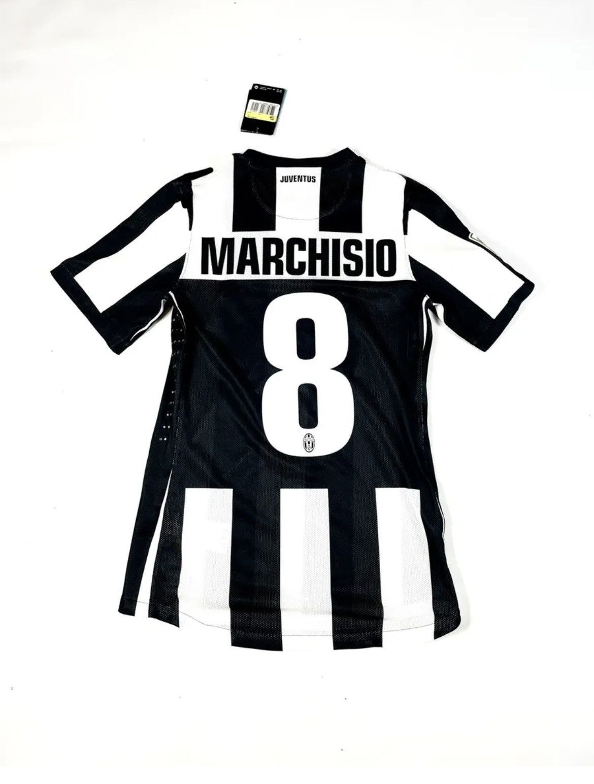 image of Nike x Soccer Jersey 2014-2015 Juventus 8 Marchisio Away Shirt Jeep Size S in White, Men's