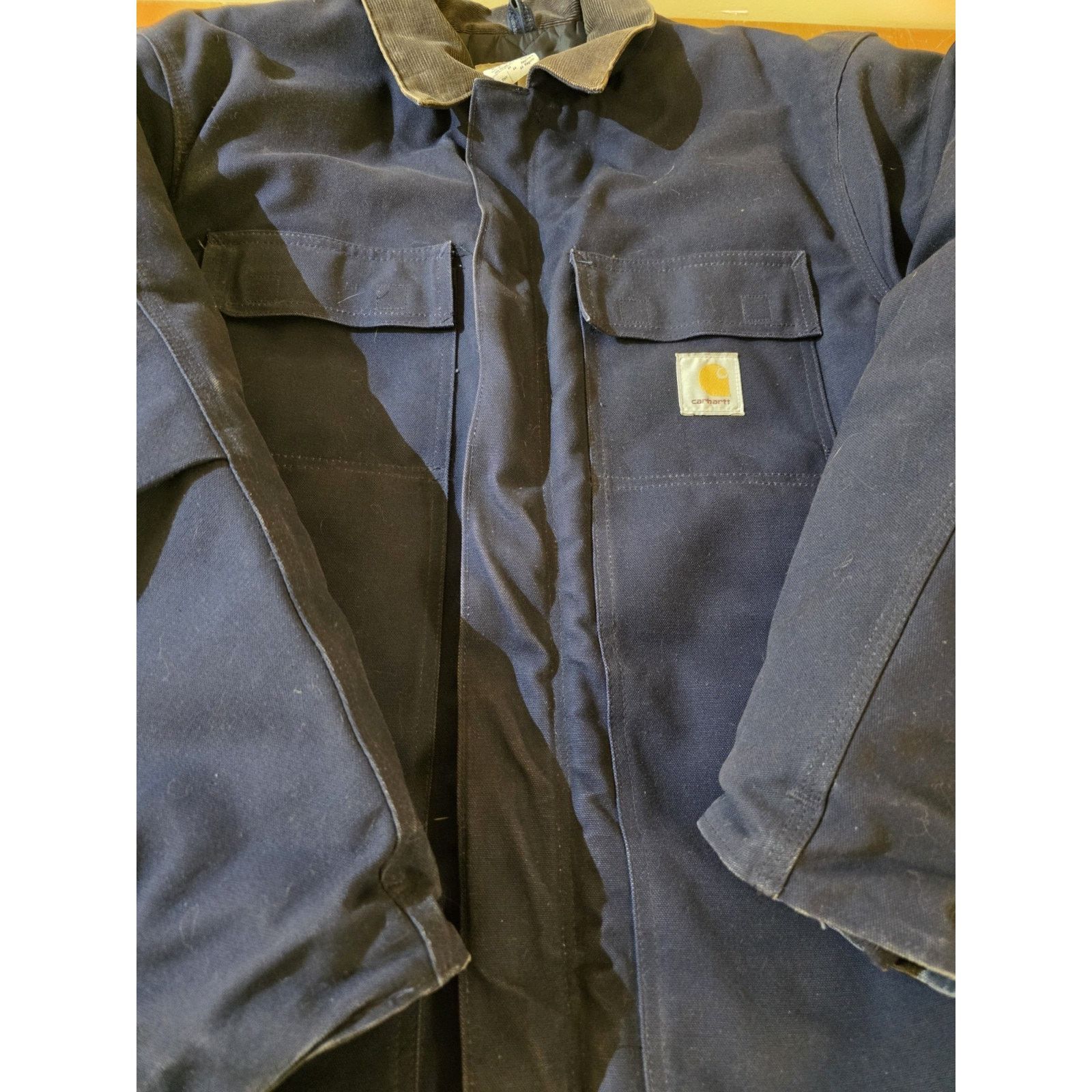Carhartt Carhartt Navy Blue 2005 Duck Jacket Men’s Size 44/Large Size US L / EU 52-54 / 3 - 2 Thumbnail