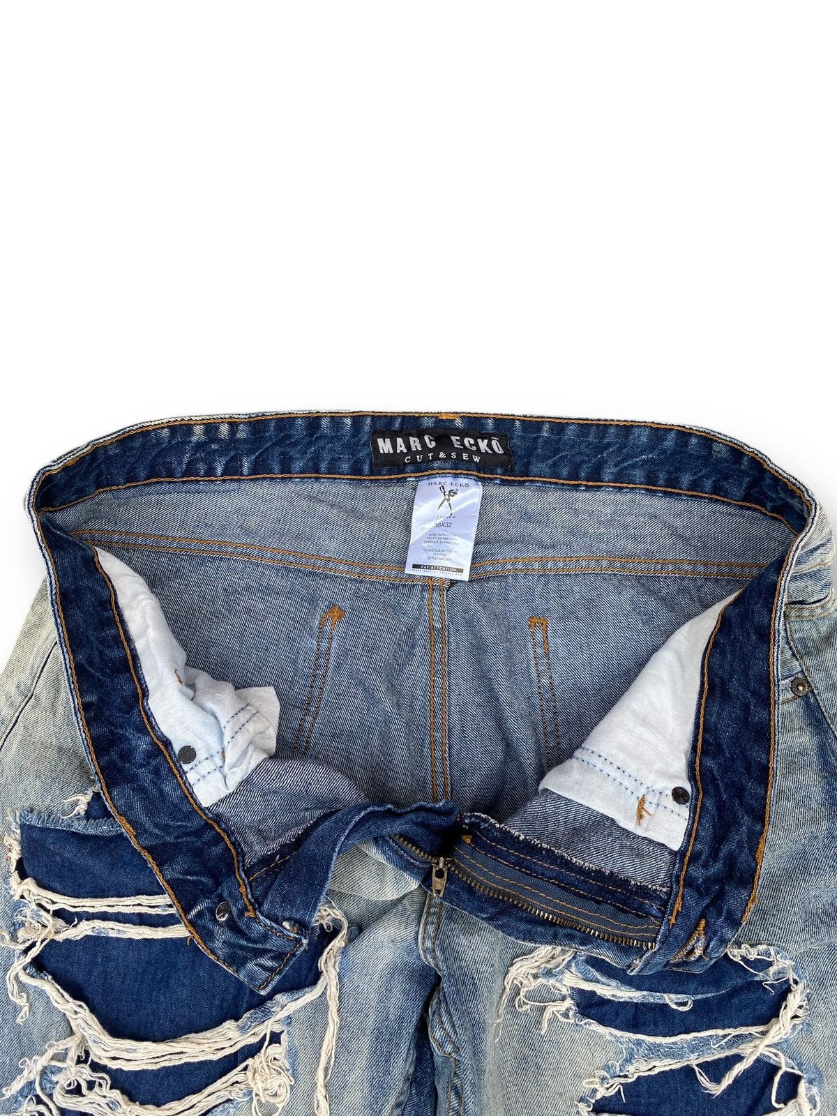 Marc Ecko Marc Ecko Distressed Jeans Denim. #D8 Size US 36 / EU 52 - 3 Thumbnail