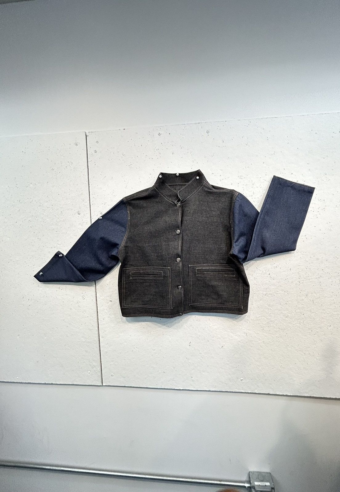 Handmade Denim Jacket X Japanese Brand Size US M / EU 48-50 / 2 - 2 Thumbnail