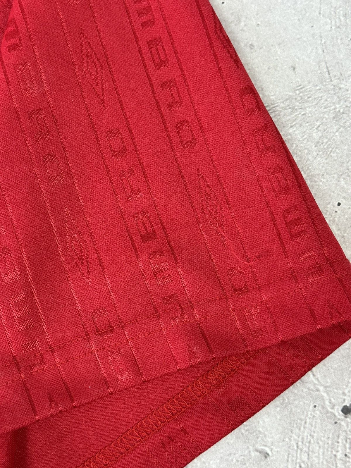 Umbro Vintage Umbro Monogram Red Soccer Jersey Shorts Size US 34 / EU 50 - 10 Thumbnail
