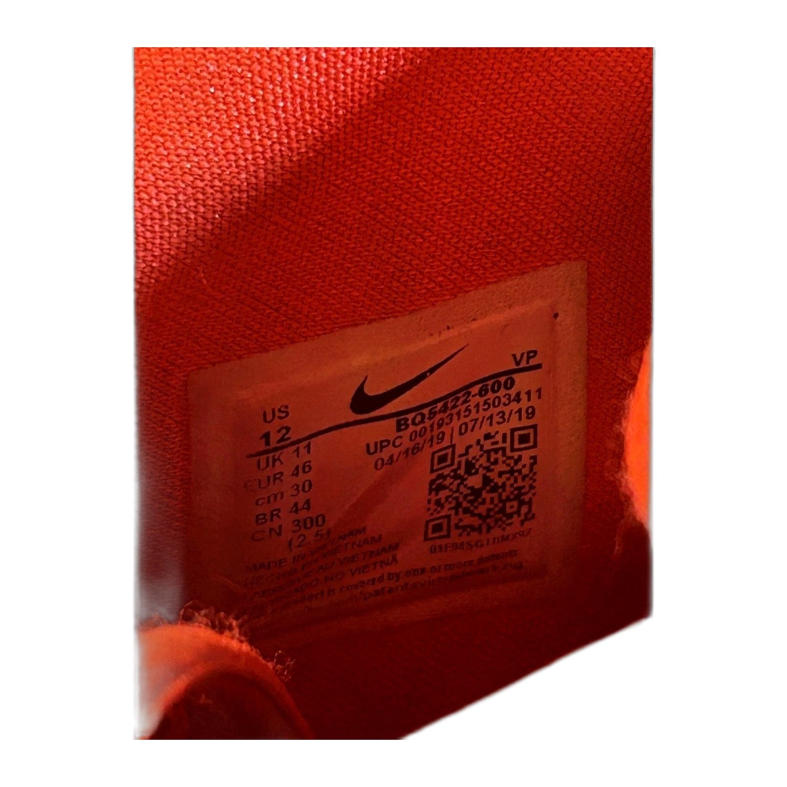 Nike Nike Zoom Freak 1 Opening Night All Bros Red Giannis Size 12 Size US 12 / EU 45 - 8 Thumbnail