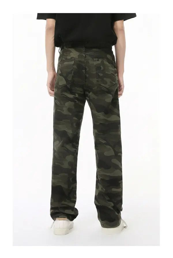 Jean American camouflage patchwork high street vintage jeans Size US 32 / EU 48 - 6 Thumbnail
