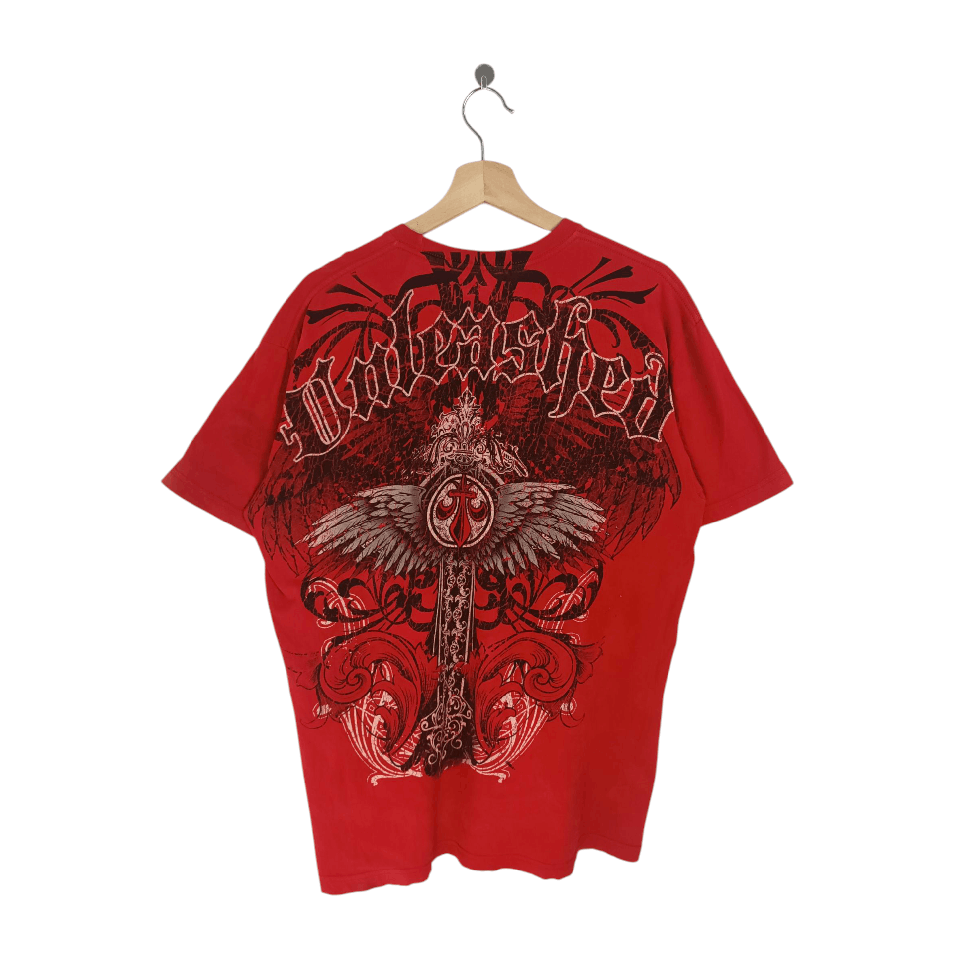 Affliction VINTAGE Y2K CHEMISTRY CROSS AFFLICTION MMA SKULL TAPOUT LGB Size US L / EU 52-54 / 3 - 1 Thumbnail