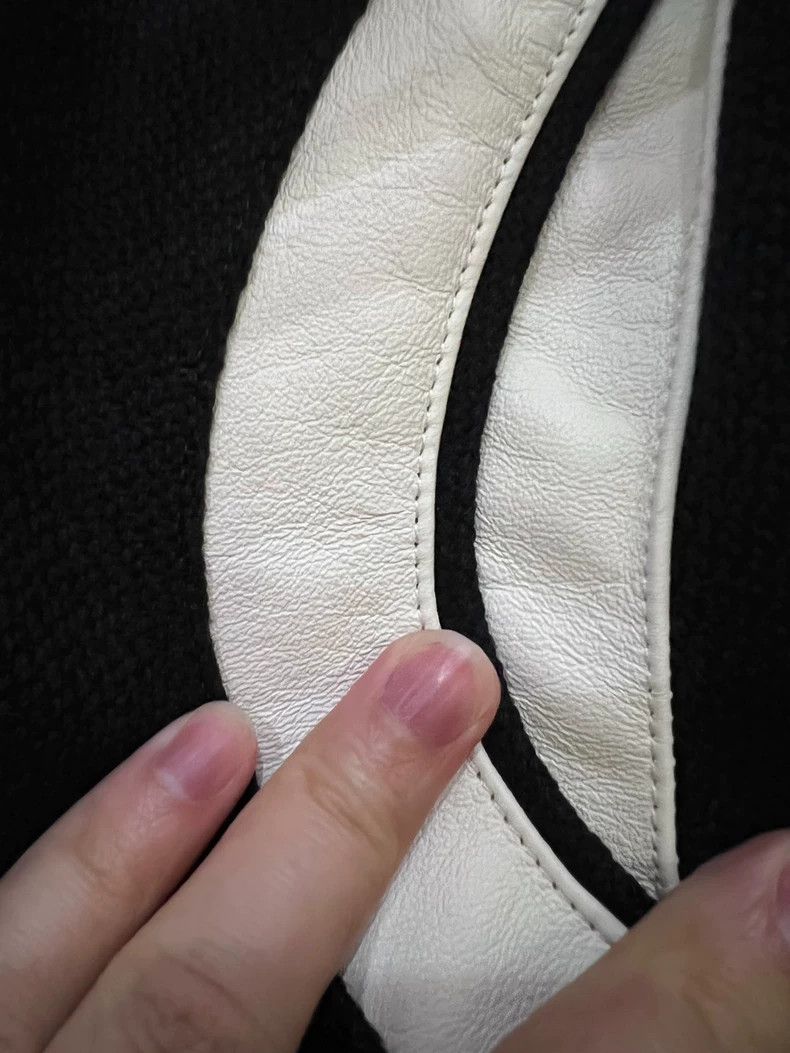 Saint Laurent Paris Saint Laurent Paris Wool black and white baseball jacket Size US L / EU 52-54 / 3 - 5 Thumbnail