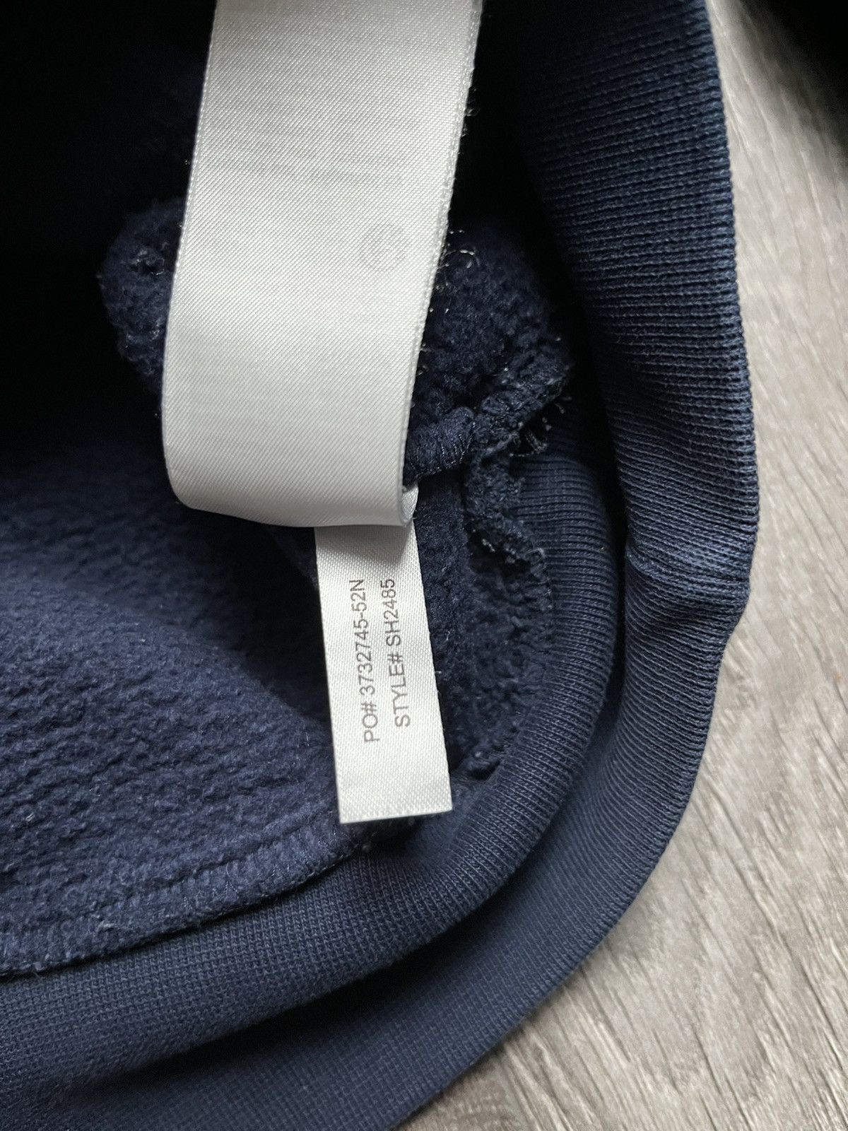 Lacoste Lacoste Classic Fit Navy Hoodie With Sleeve Logo Tape Size M Size US M / EU 48-50 / 2 - 5 Thumbnail