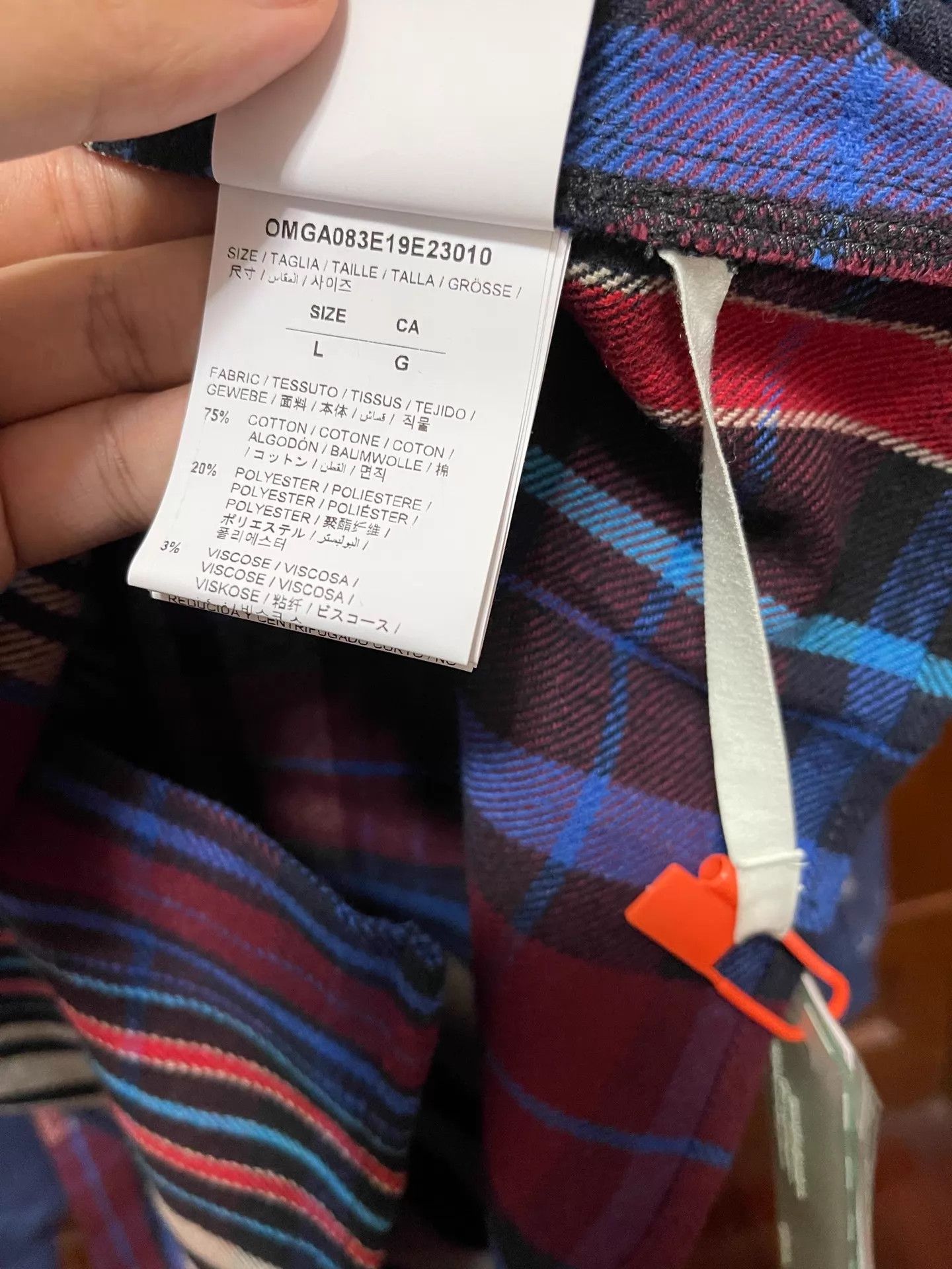 Off-White Off-White Color Block Reflective Sleeve Oversized Jacket Size US L / EU 52-54 / 3 - 7 Thumbnail