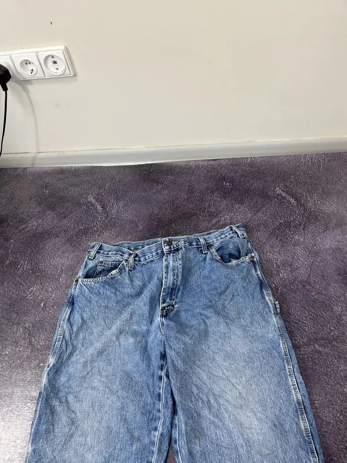 Dickies × Vintage Vintage Dickies Blue American Denim Work Hype Baggy Jeans Size US 38 / EU 54 - 8 Thumbnail