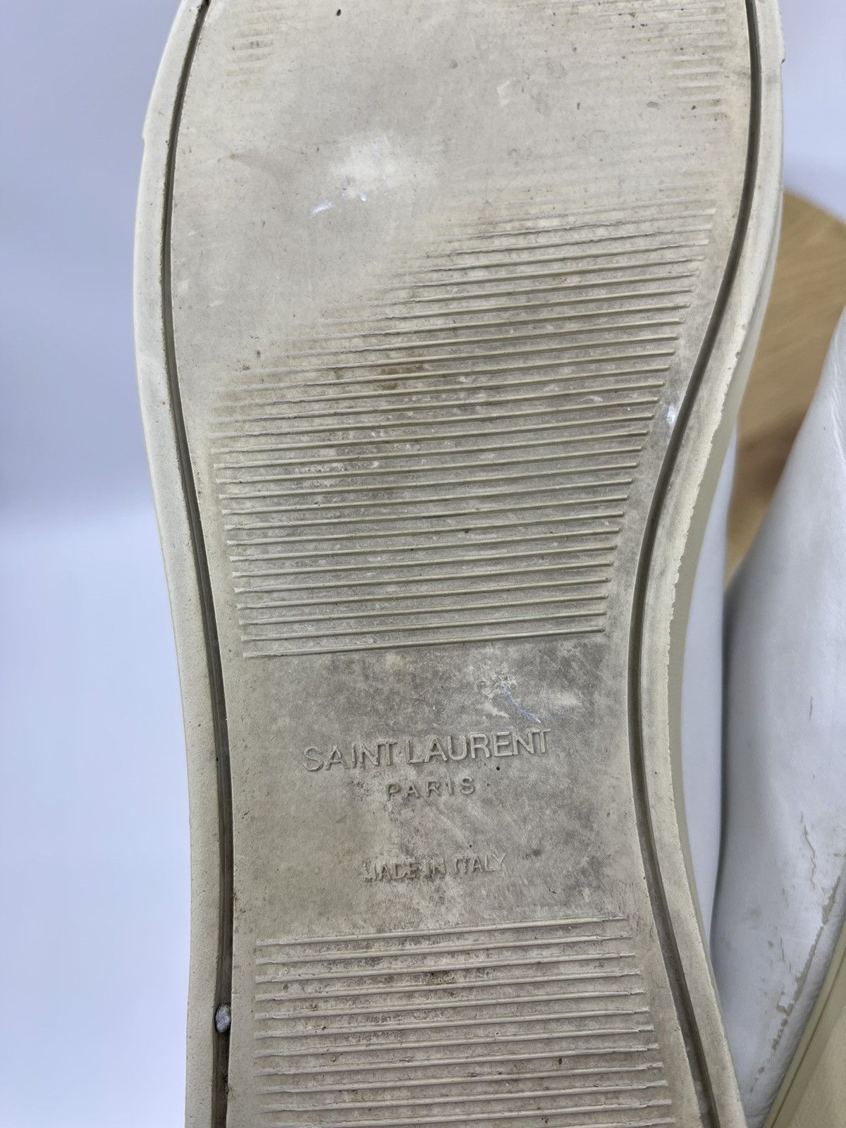 Saint Laurent Paris Saint Laurent Paris Sneakers Size 46 White DB 606833 Italy Size US 13 / EU 46 - 5 Thumbnail