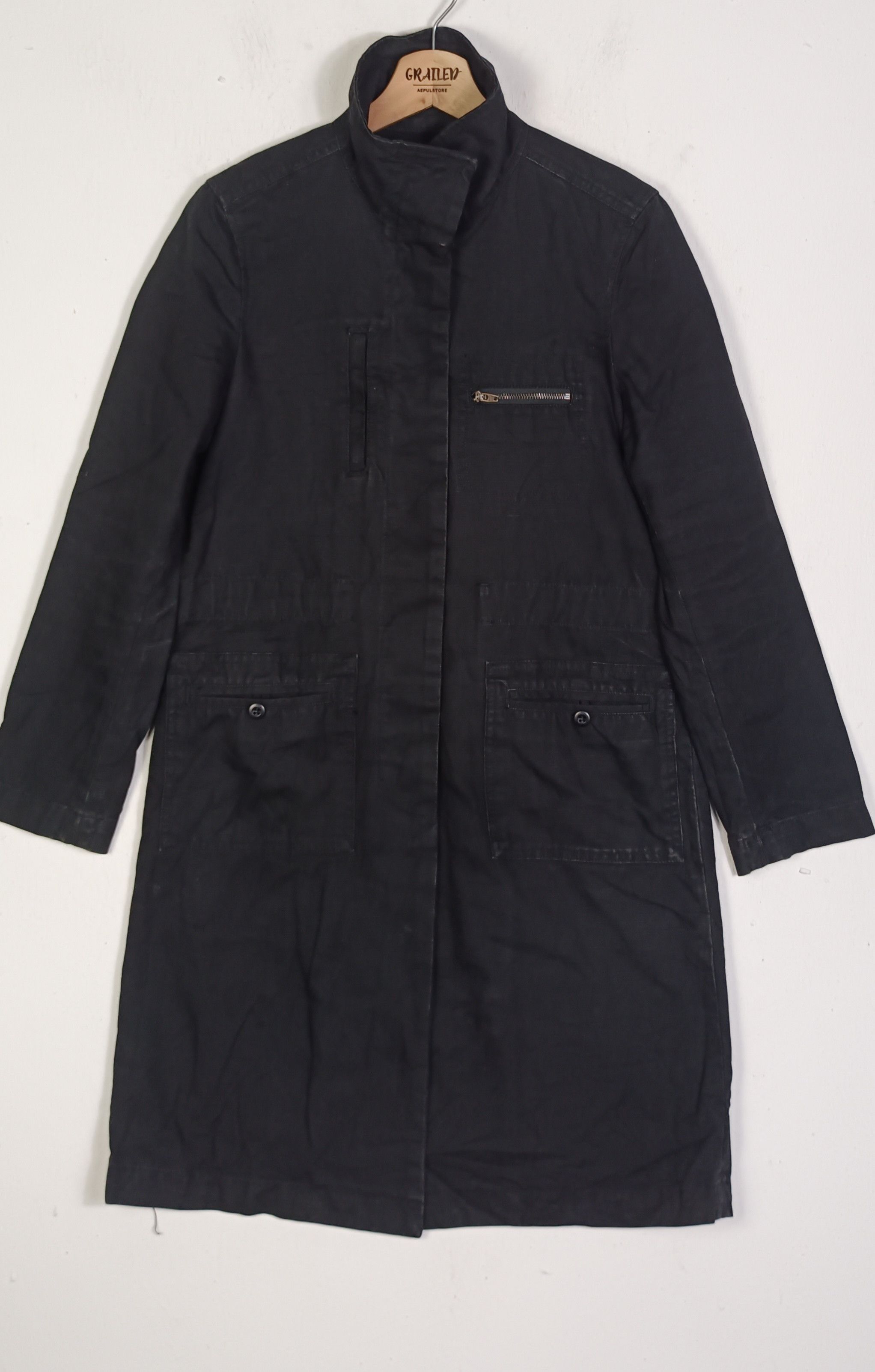 SHIPS Vintage Ships Jeans Multi Pocket Long Jacket Size US S / EU 44-46 / 1 - 4 Thumbnail