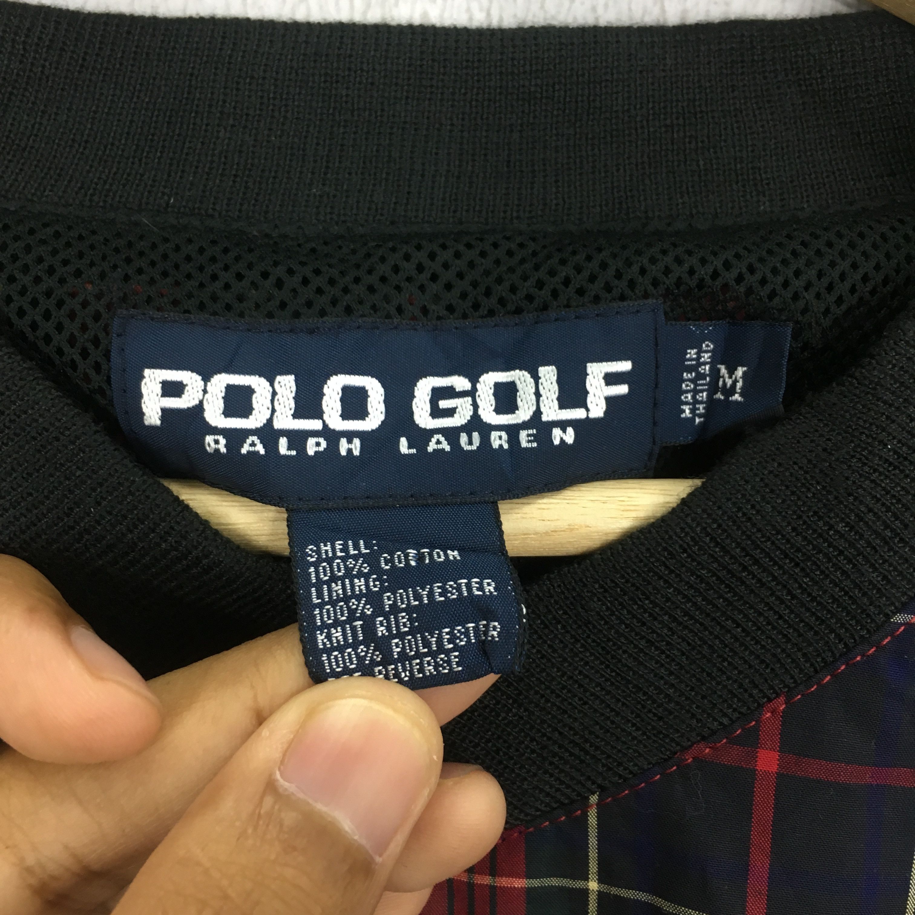 Polo Ralph Lauren Vintage 90s Polo Golf Ralph Lauren Checkered Windbreaker Size US M / EU 48-50 / 2 - 10 Thumbnail