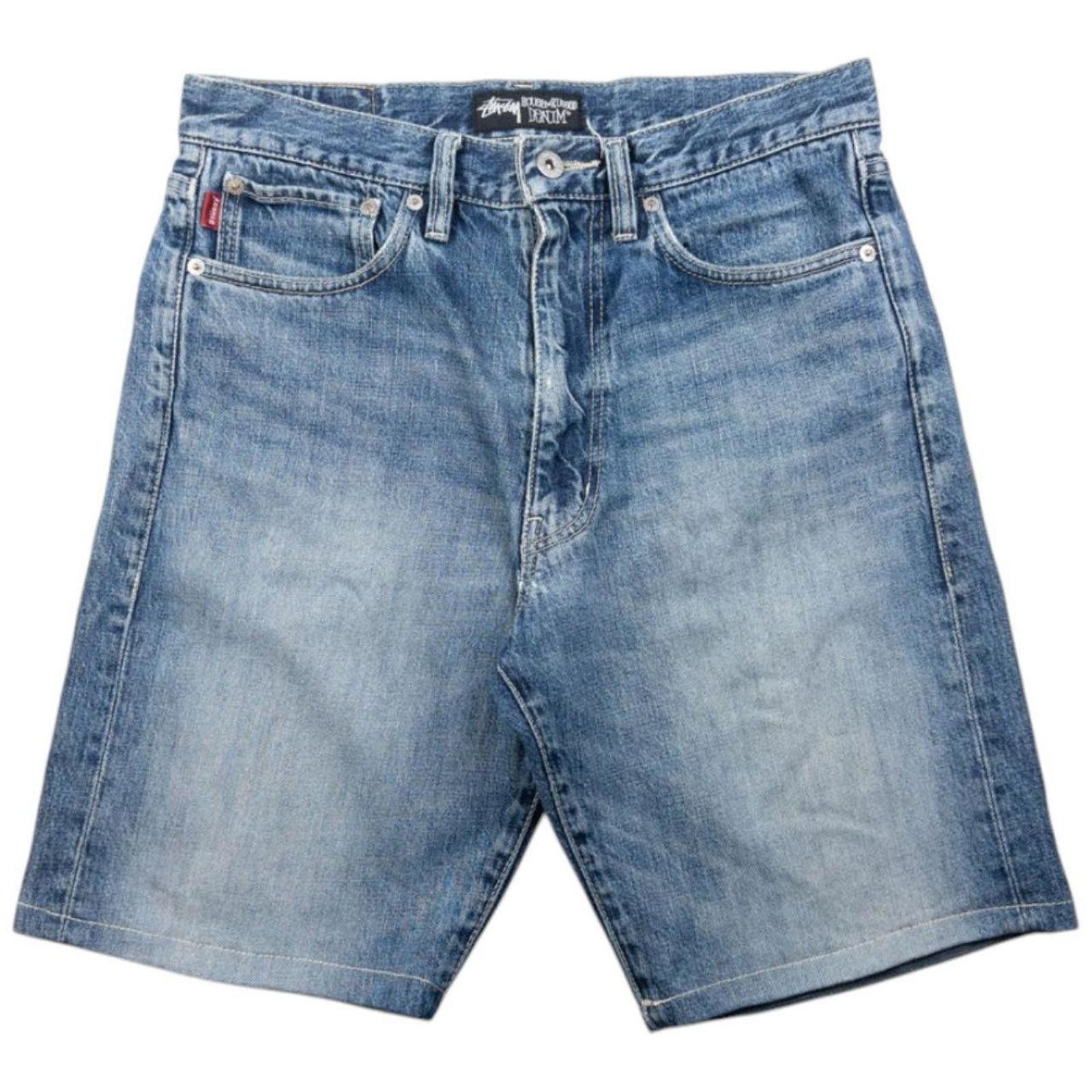 Stussy Vintage Stussy Denim Shorts Size W31 Size US 31 - 2 Thumbnail