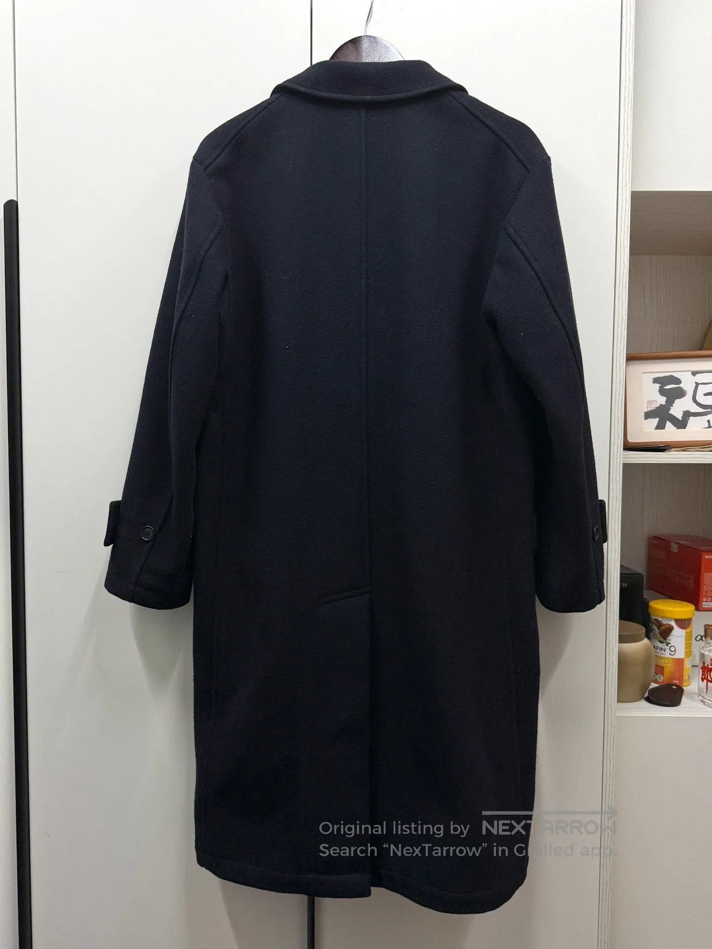Japanese Brand MHL French Retro Deep Blue Wool Coat. Size US S / EU 44-46 / 1 - 5 Thumbnail