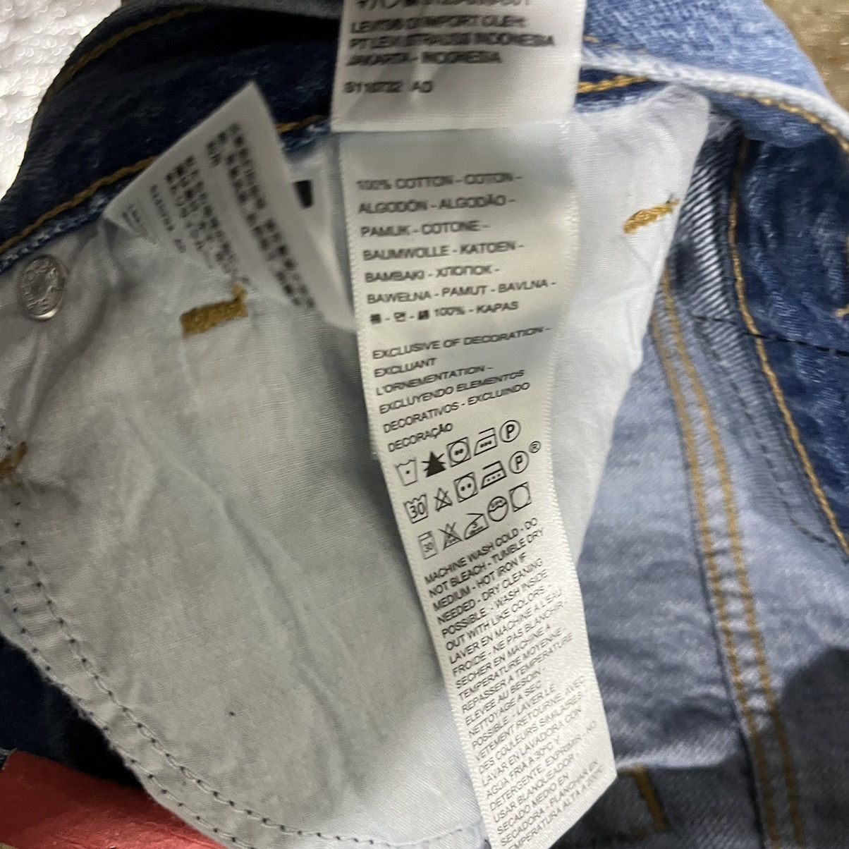 Levi's Crazy Y2K Levi's High Waisted Baggy Wide Leg Skater Jeans Size US 30 / EU 46 - 11 Thumbnail