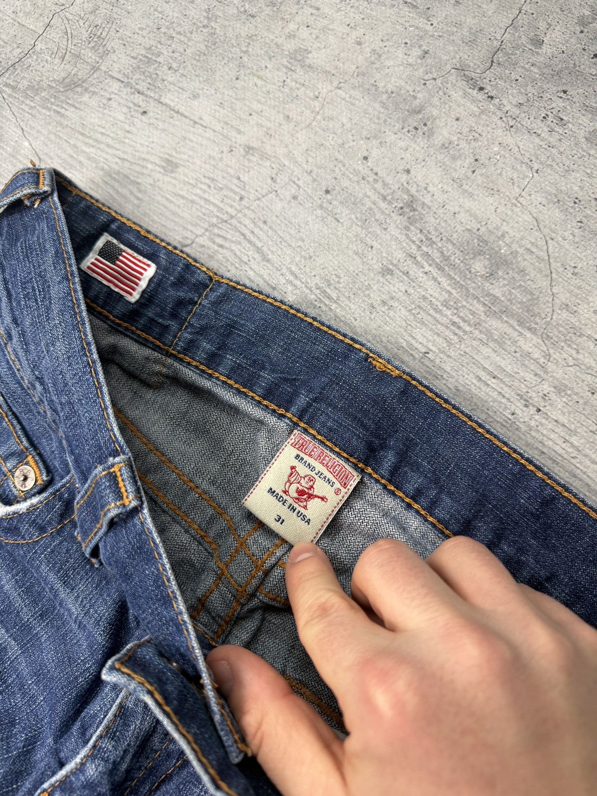 True Religion True Religion Bobby Relaxed Baggy Size US 31 - 8 Thumbnail