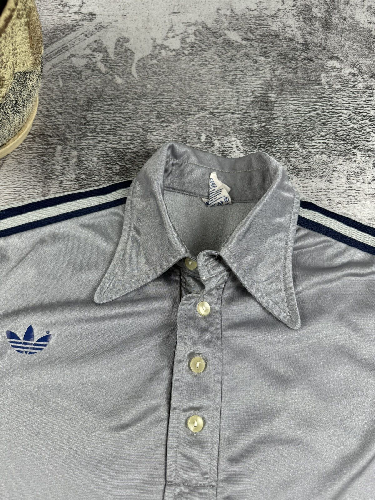Adidas Adidas Ventex Made in France 70S - 80S Jersey T Shirt Tee Size US S / EU 44-46 / 1 - 9 Thumbnail