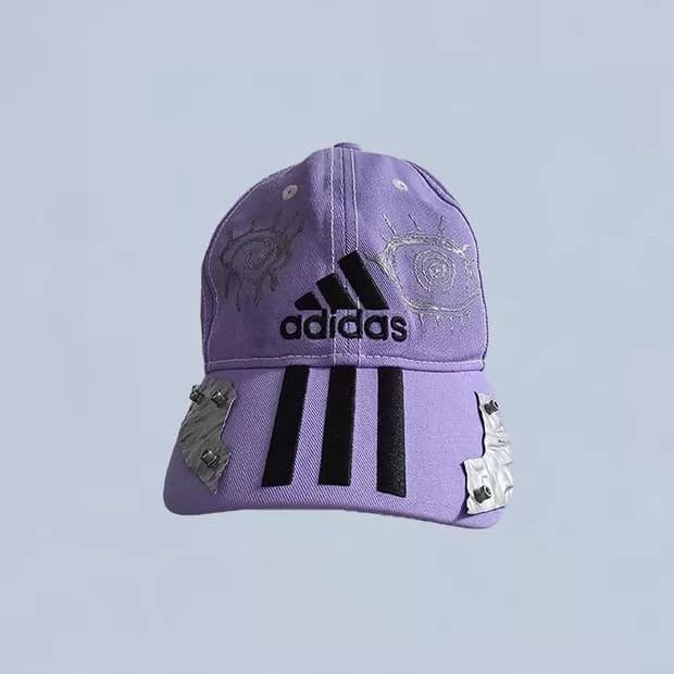 Adidas adidas remake mechanical violet cowboy hat w/ rivet silver Size ONE SIZE - 3 Thumbnail