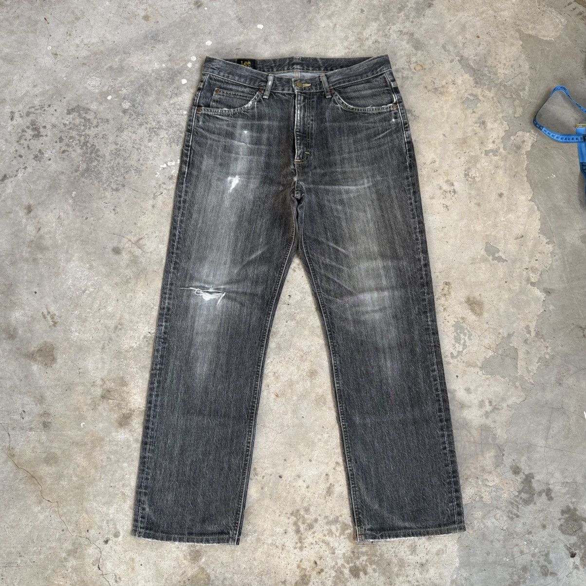Lee Vintage Lee Faded Black Denim Jean Pants W33 Size US 33 - 1 Thumbnail