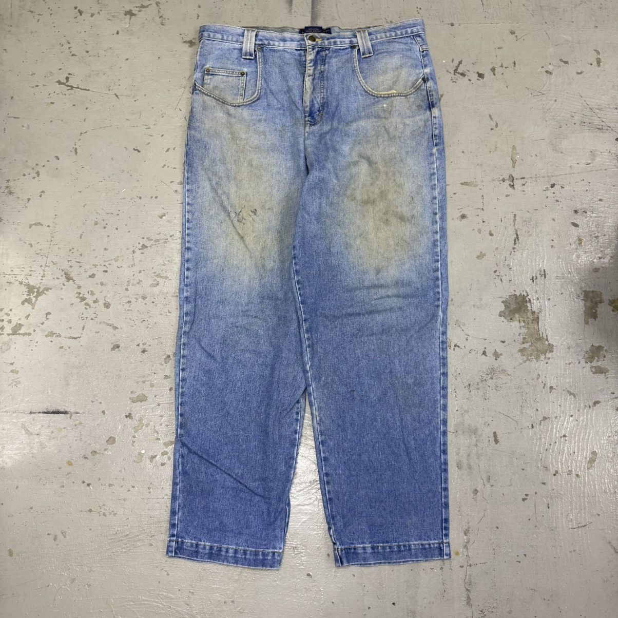 Karl Kani Vintage 90s Karl Kani Y2K Big Logo Baggy Rap Denim Jeans Size US 38 / EU 54 - 2 Thumbnail