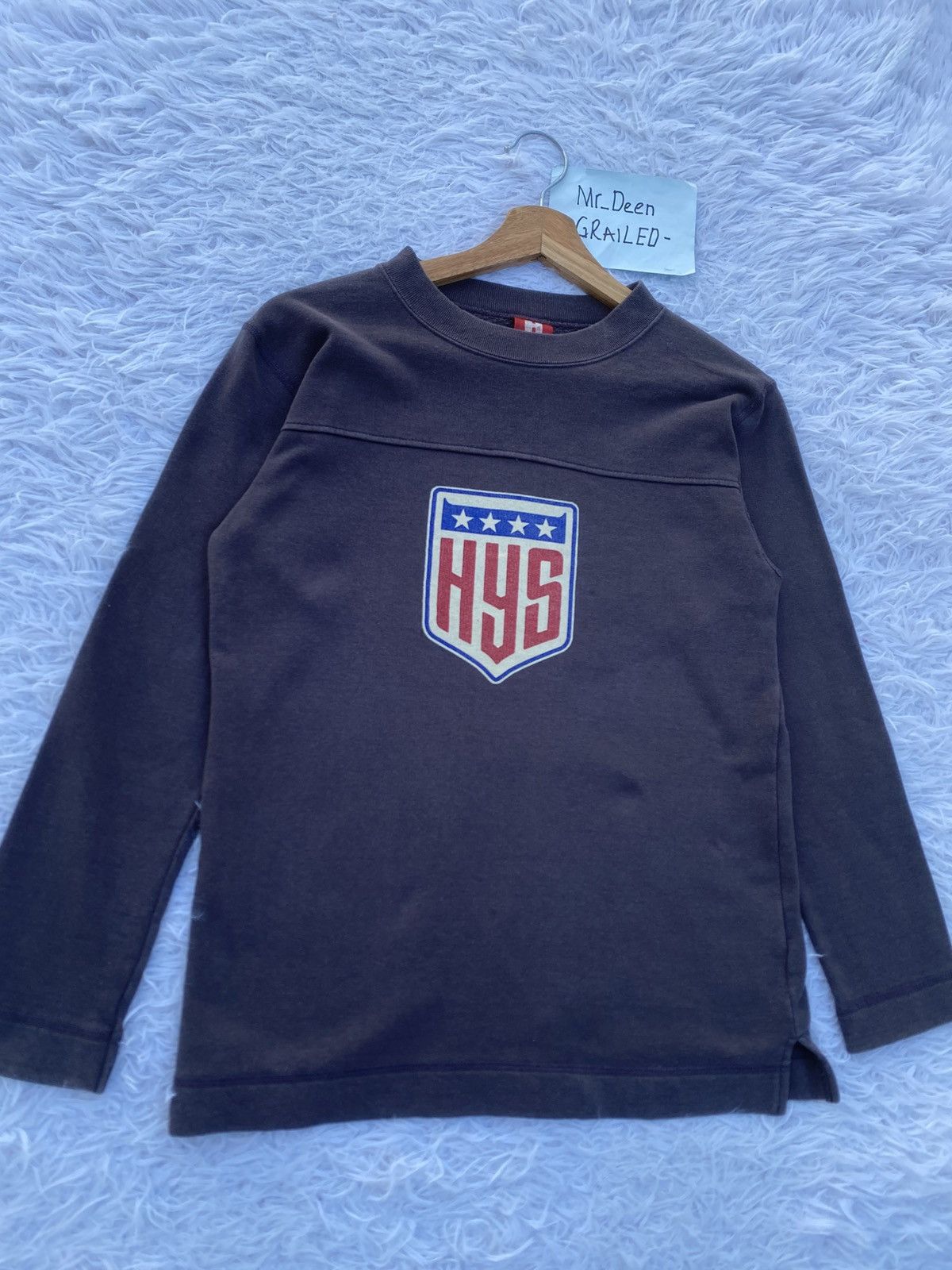 Hysteric Glamour Vintage Hysteric Glamour HYS US Logo Flag Longsleeve Shirt Size US S / EU 44-46 / 1 - 7 Thumbnail