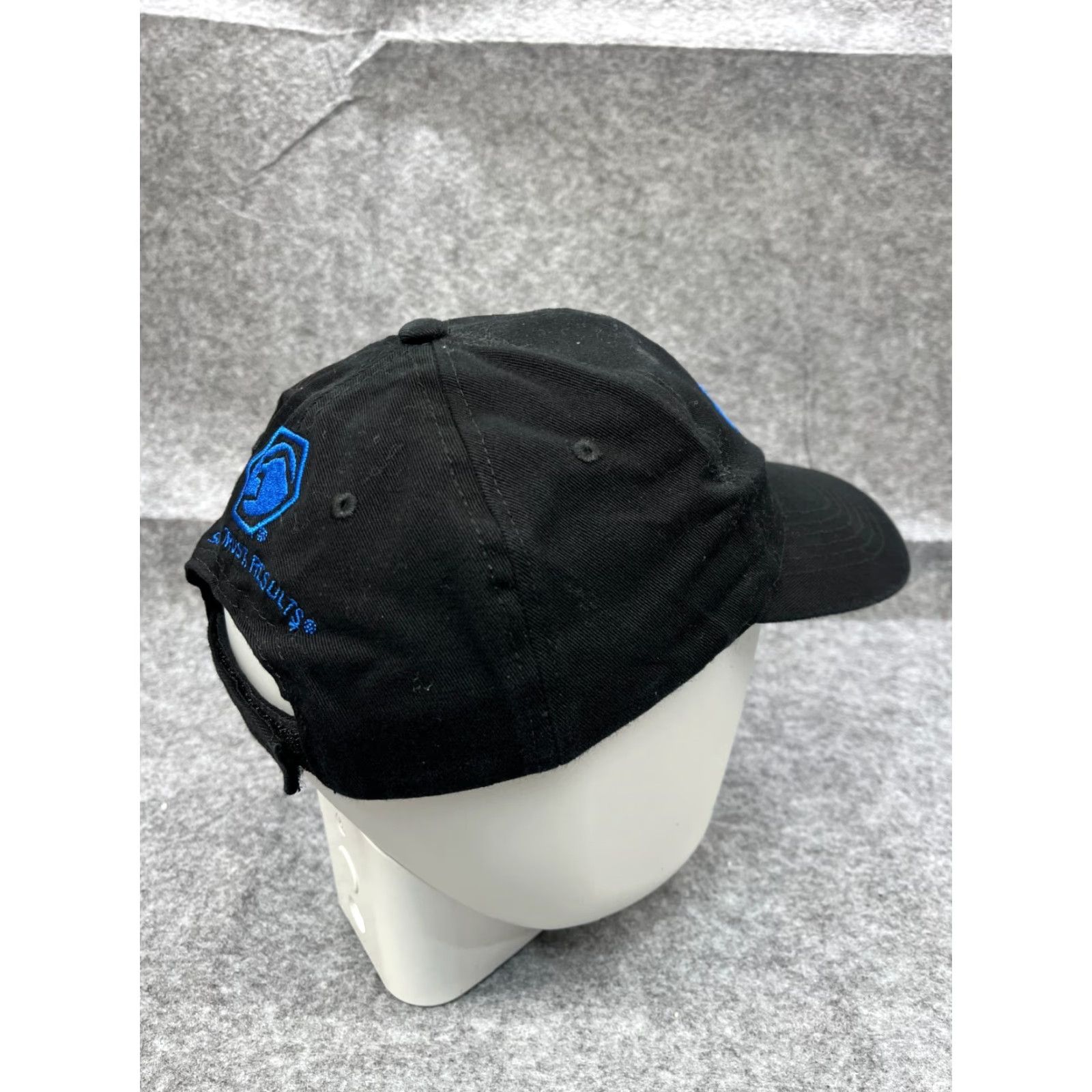Vintage Matco Tools Hat Cap Adjustable One Size Black Cotton Twill Baseball Cap Logo, Tools, Mechanic Mens, Adult Hat Size ONE SIZE - 7 Thumbnail