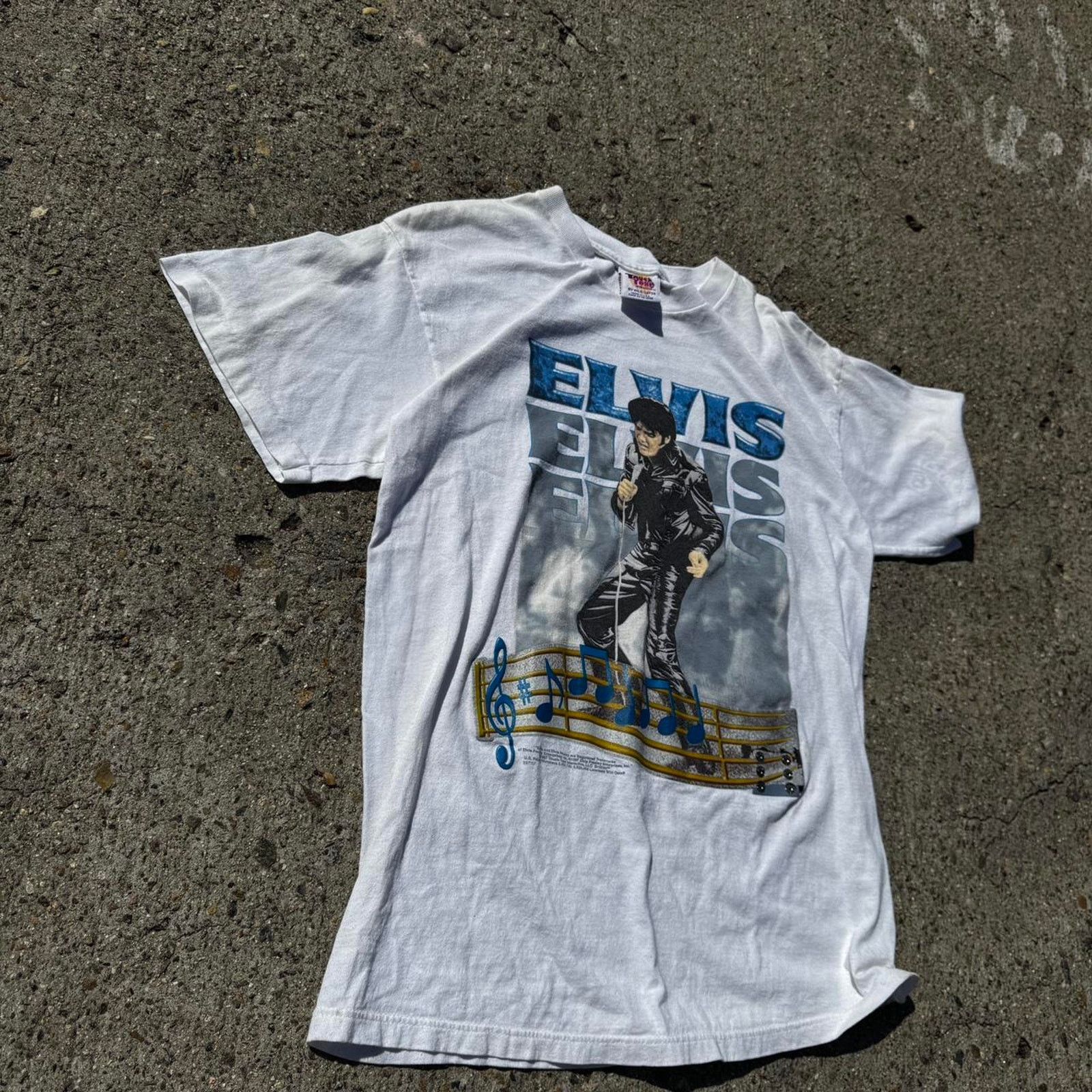 Vintage 1997 Wild Oats Elvis T-Shirt – Vintage Men’s Large Size US L / EU 52-54 / 3 - 2 Thumbnail