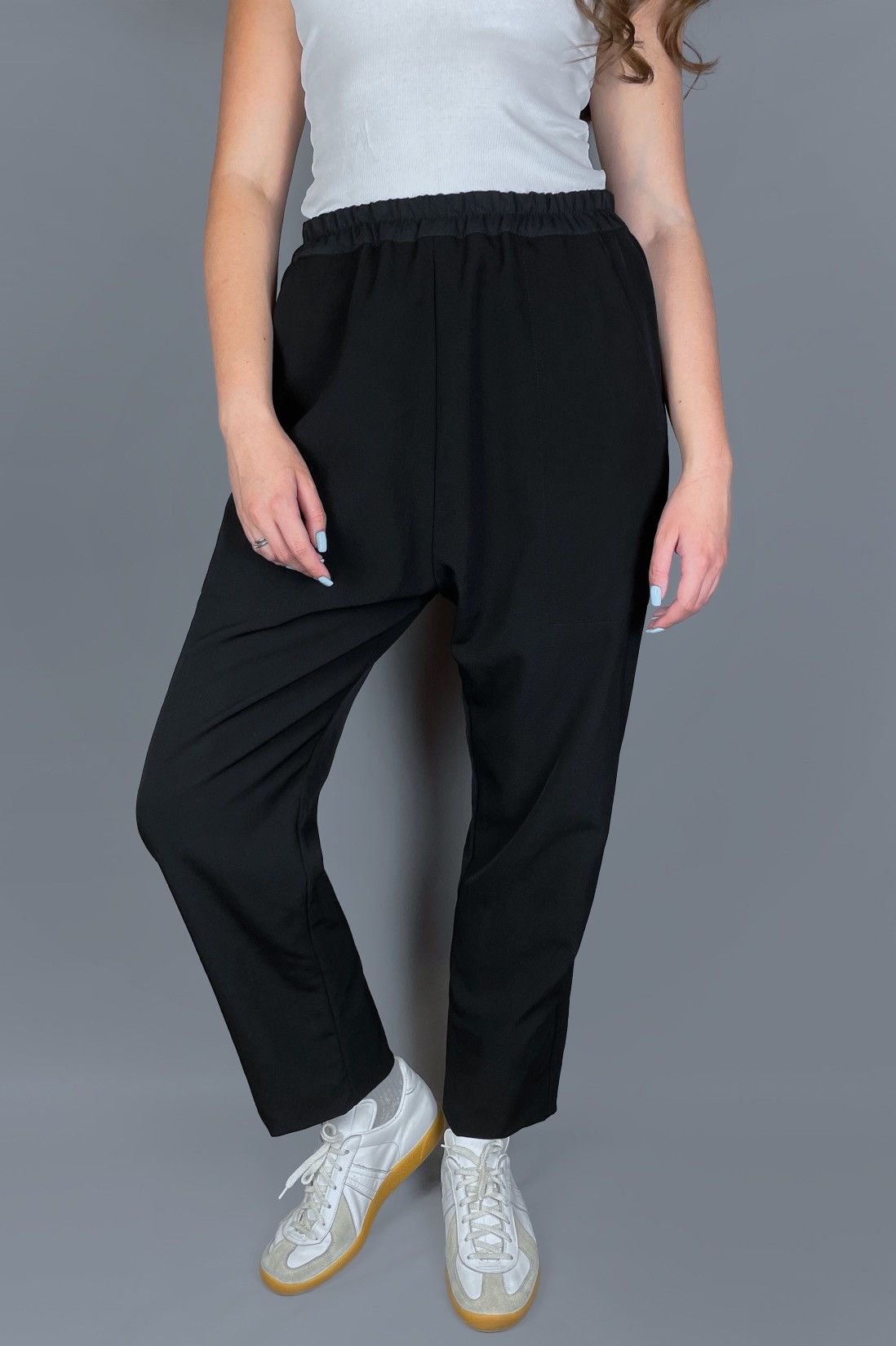 Other Vintage CHRISTA DE CAROUGE Wide Leg Wool Pants One Size Size 27" / US 4 / IT 40 - 2 Thumbnail